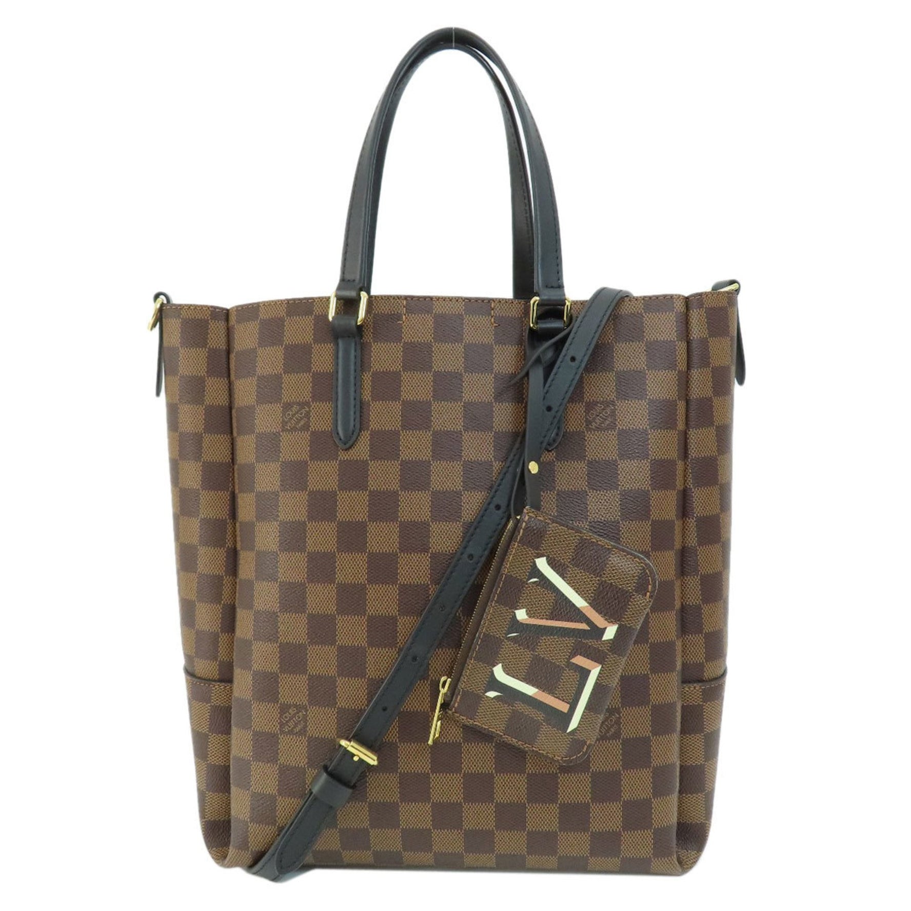 Louis Vuitton Belmont NB BB Damier Tote Bag Canvas