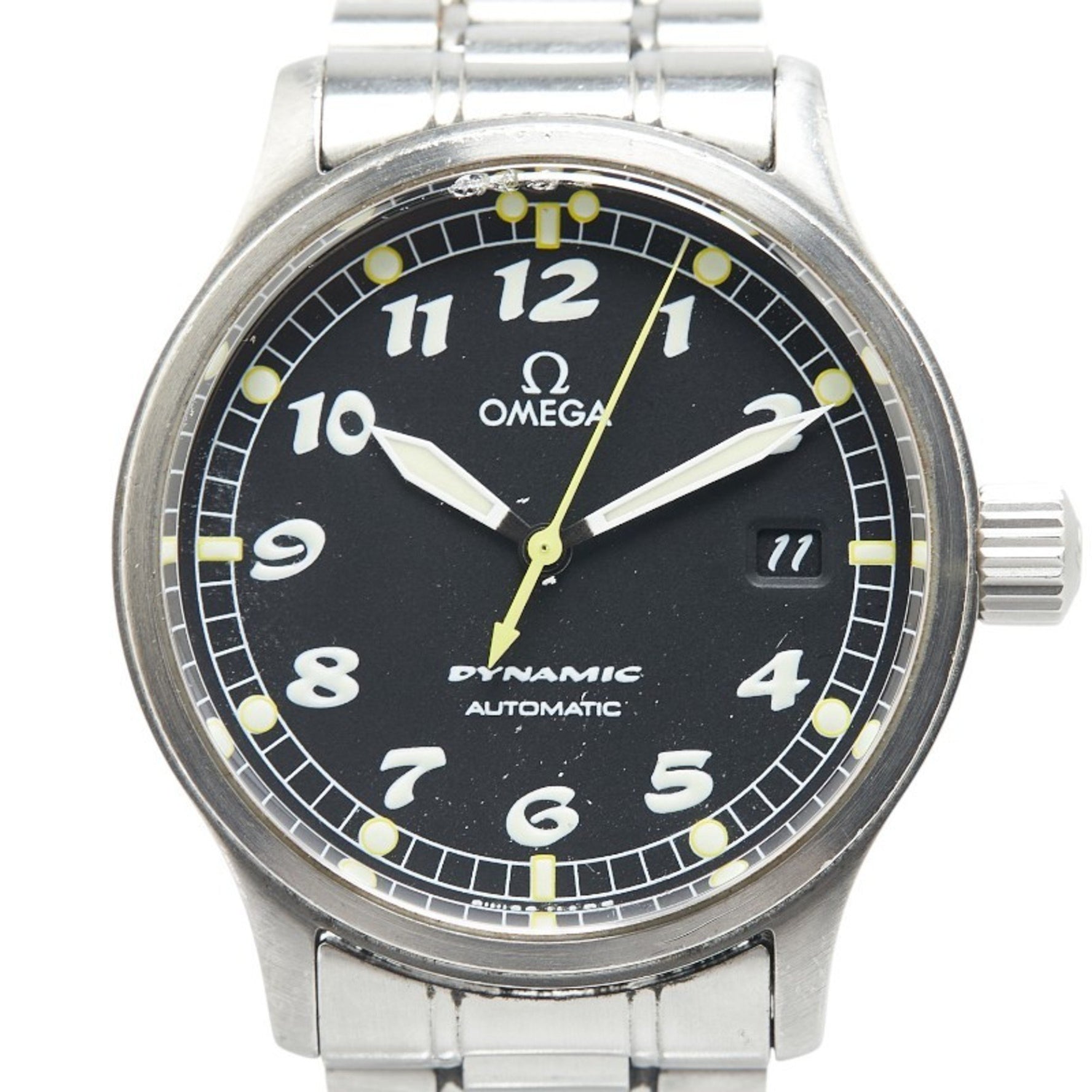 Omega Dynamic Watch Automatic Black Dial Stainless Steel
