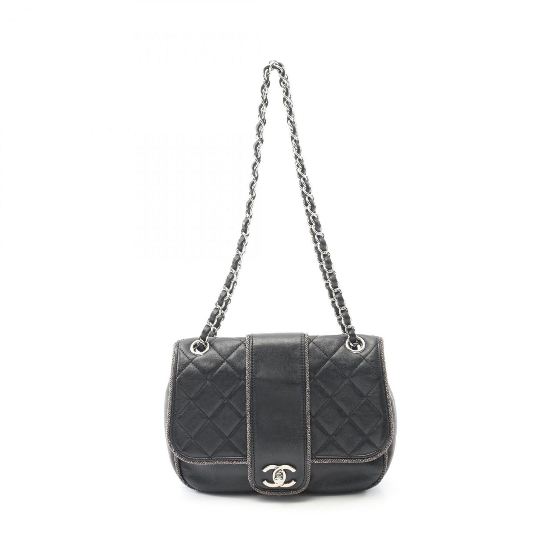 CHANEL Matelasse Shoulder Bag, Lambskin Leather