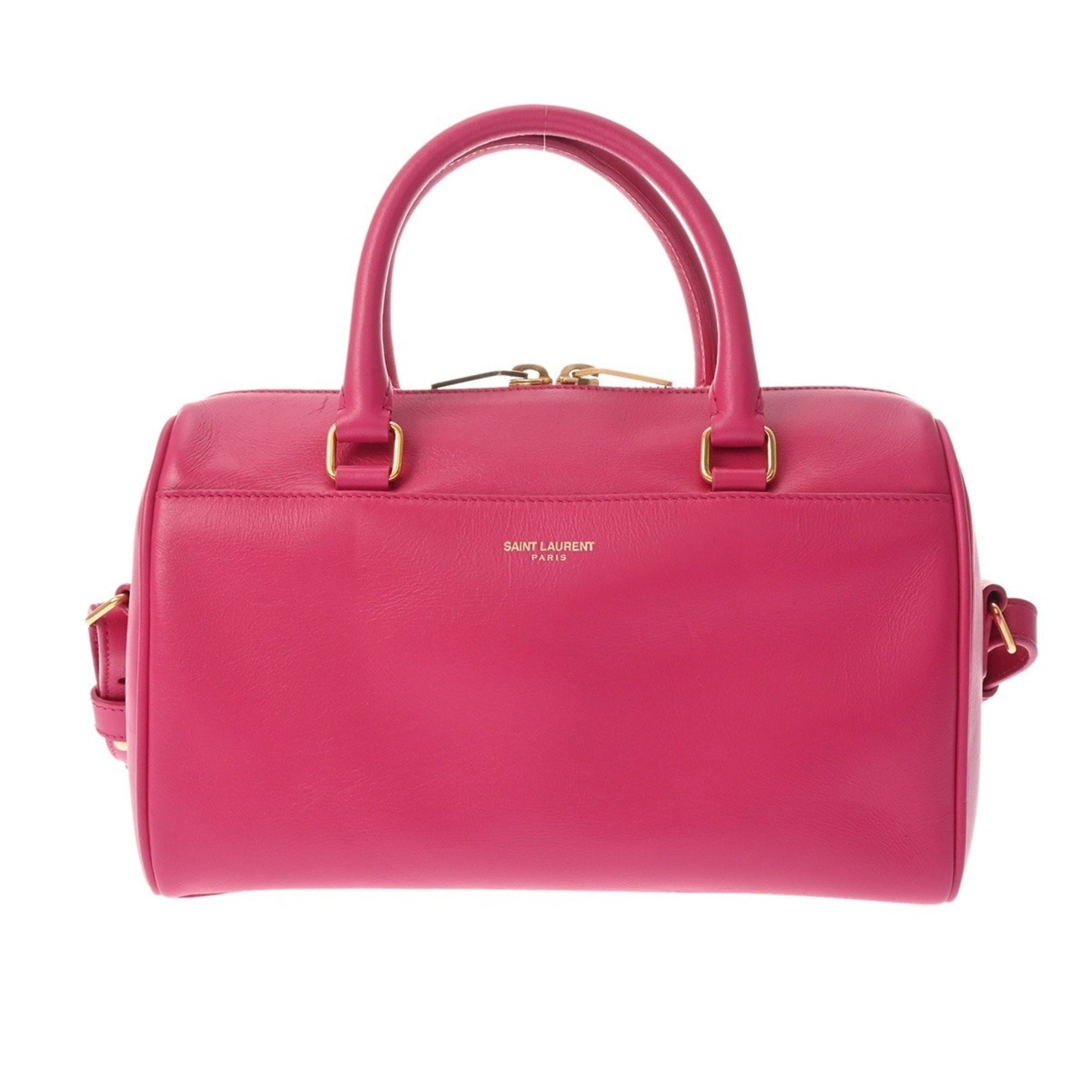 SAINT LAURENT Baby Duffle Shoulder Bag, Leather Bag