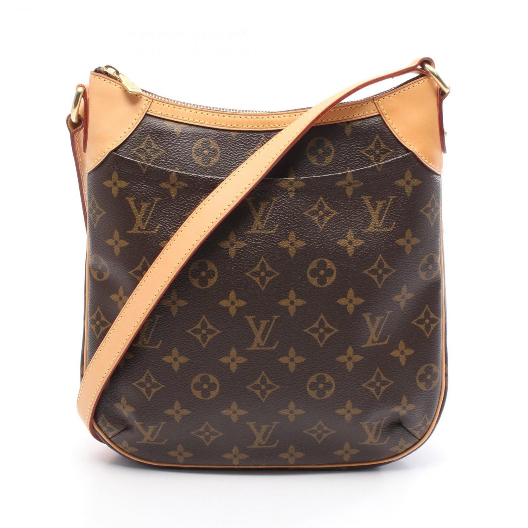 Louis Vuitton Odeon PM Shoulder Bag in Coated Canvas and Leather with Monogram Design