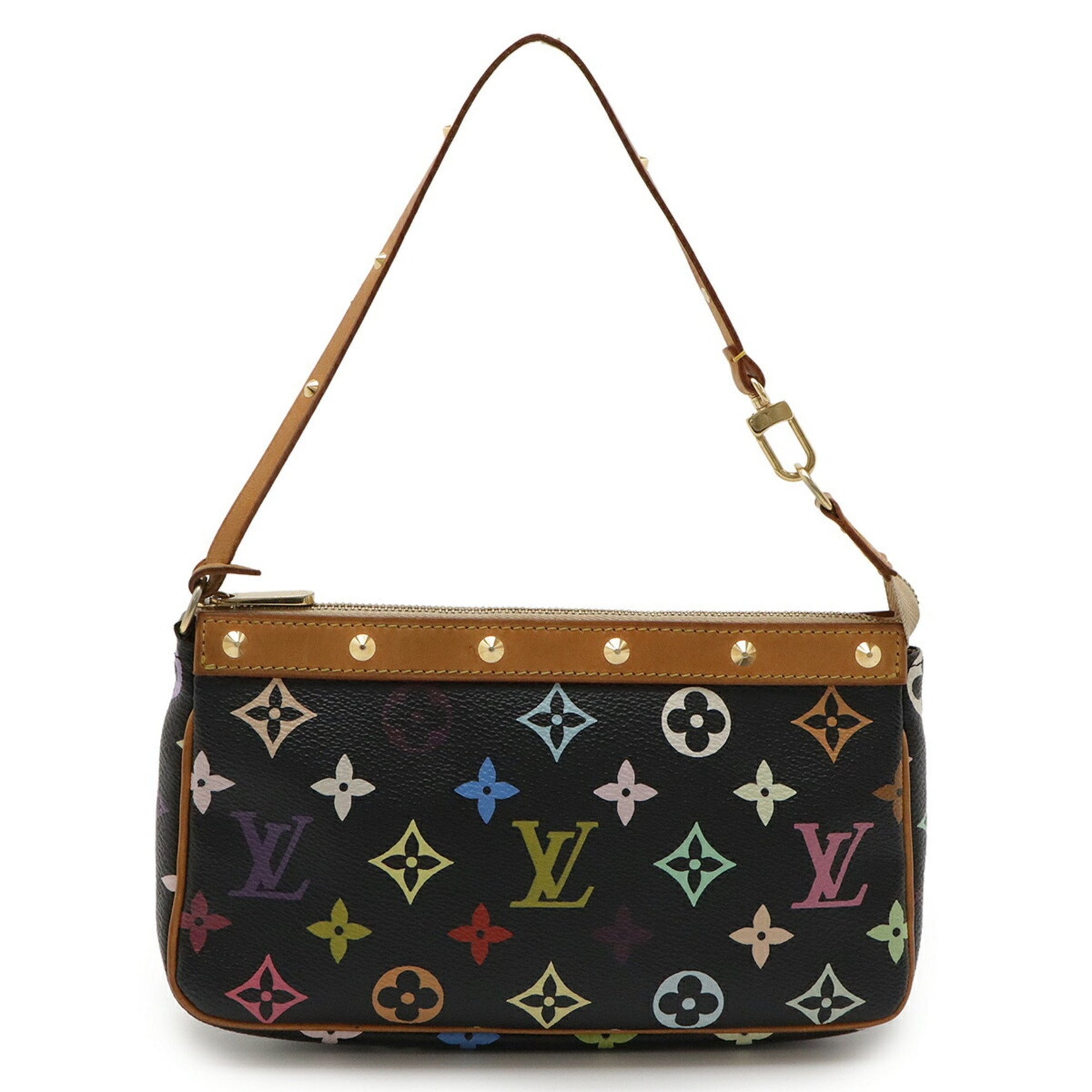 Louis Vuitton Monogram Multicolore Pochette Accessoires Pouch Noir Black