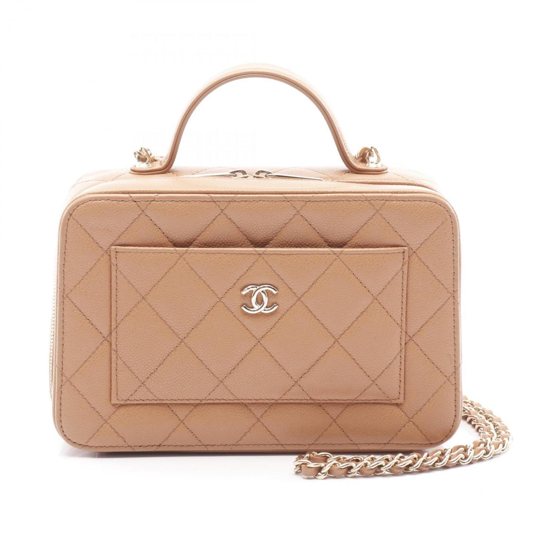 CHANEL Matelasse Shoulder Bag in Grained Calfskin Leather