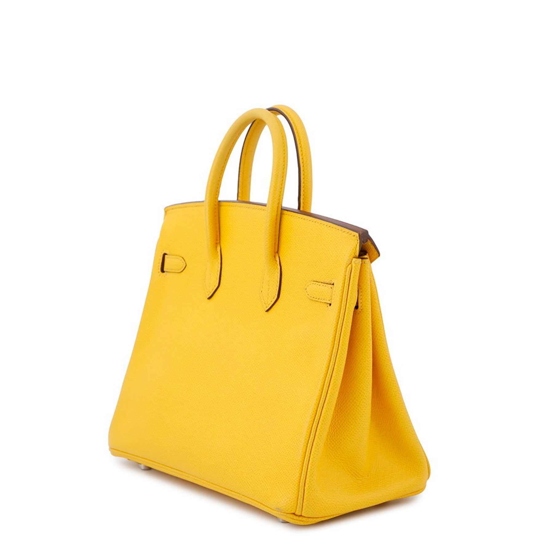 Hermès Birkin 25 Jaune Ambre Epsom □I Stamp HERMES Handbag