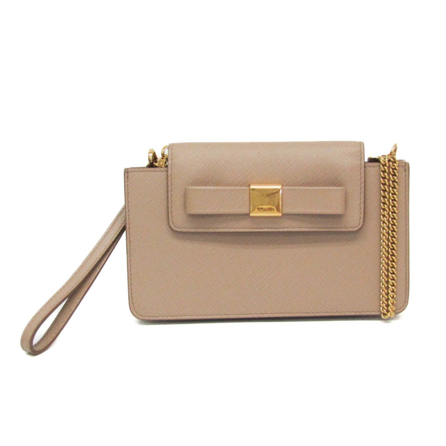 Prada Saffiano Fiocco martphone Case Saffiano Shoulder Bag