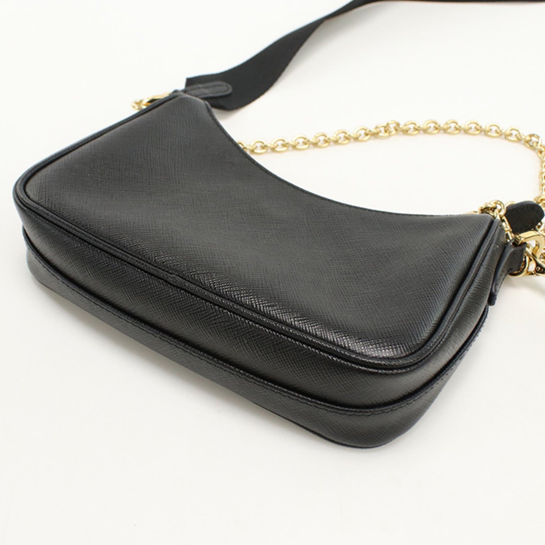 PRADA Saffiano Leather Mini Shoulder Bag