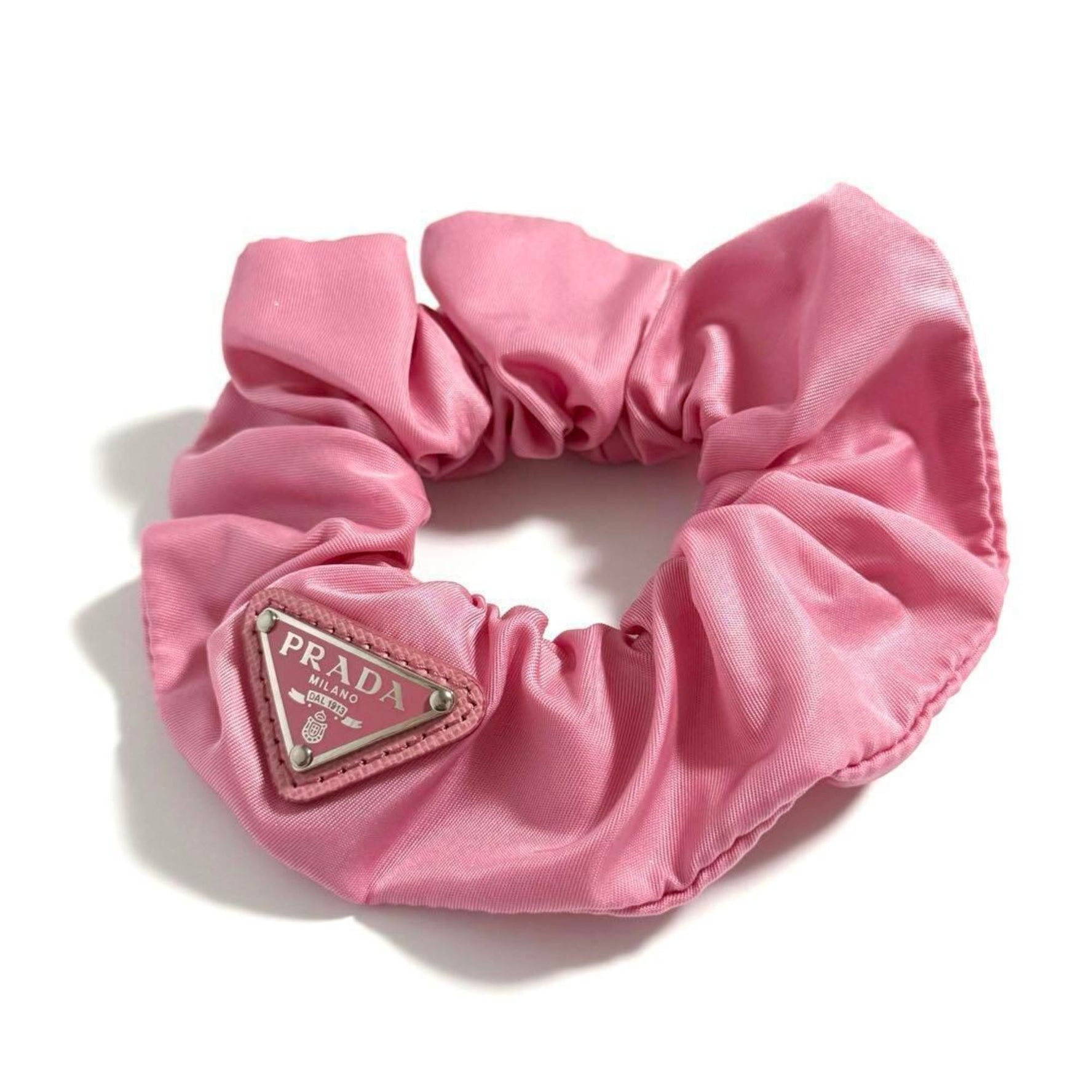 Prada Women's Re-Nylon Scrunchie Hair Tie Hairband