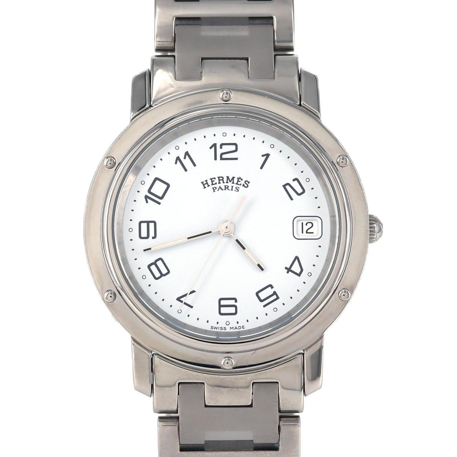 Hermes Clipper SS Quartz Watch