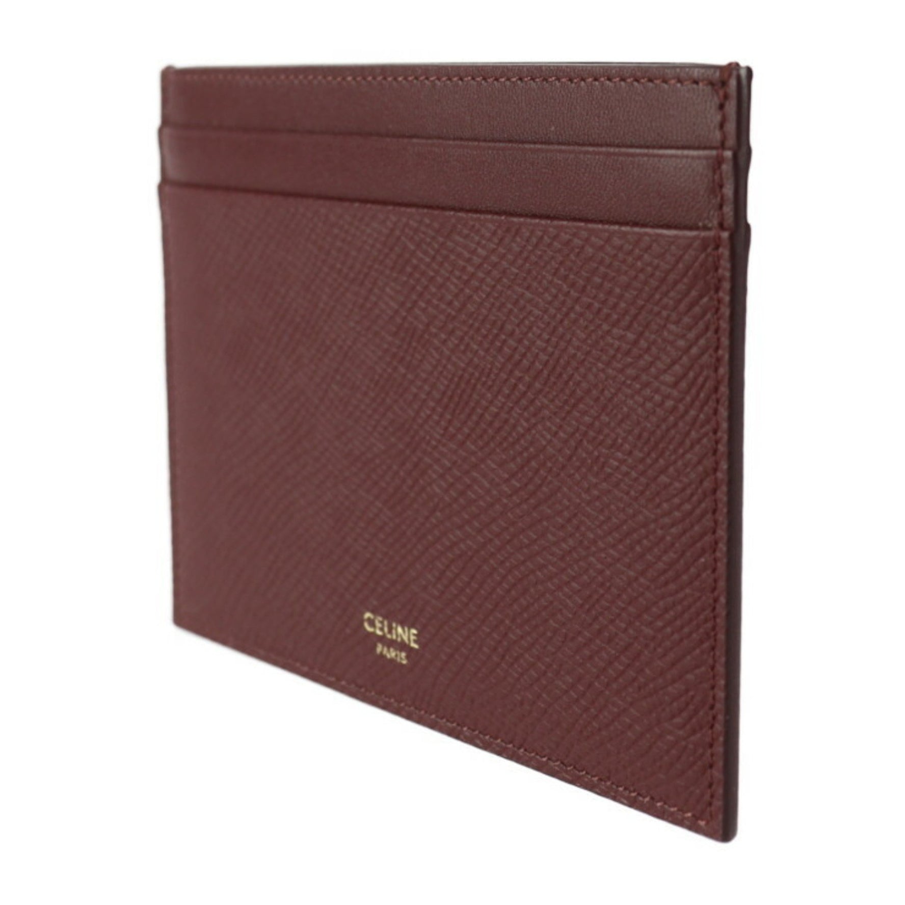 CELINE Multi-function Card Holder Business Holder/Card Case Calf Leather Pass