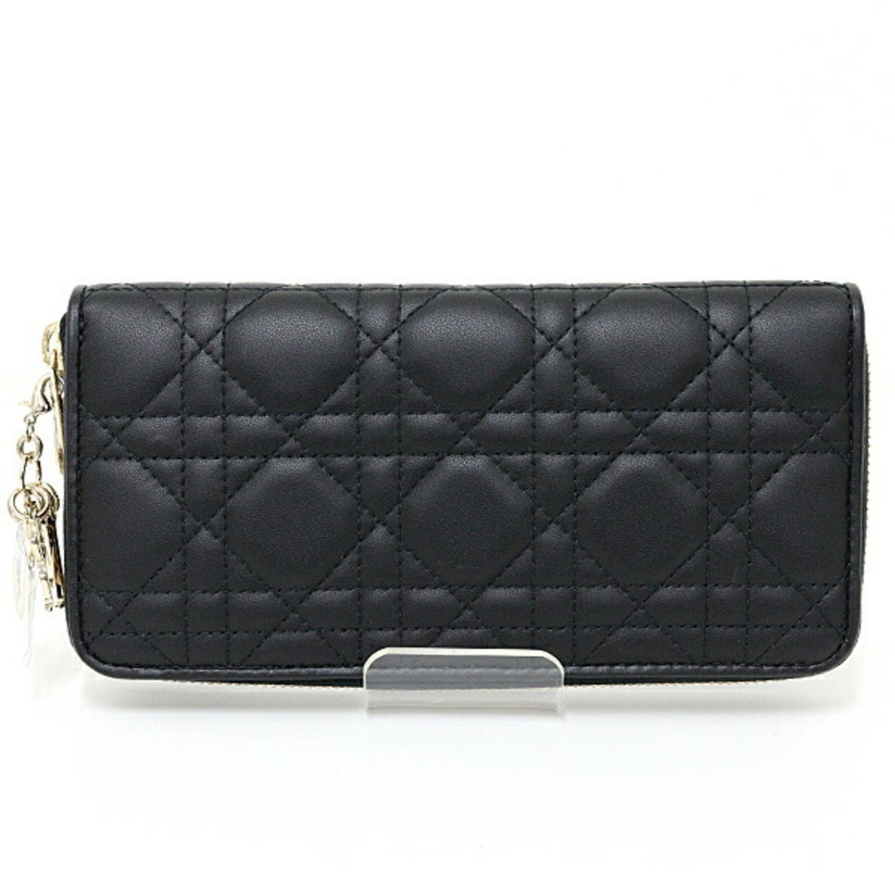 Christian Dior Lady Voyageur Wallet Cannage Lambskin