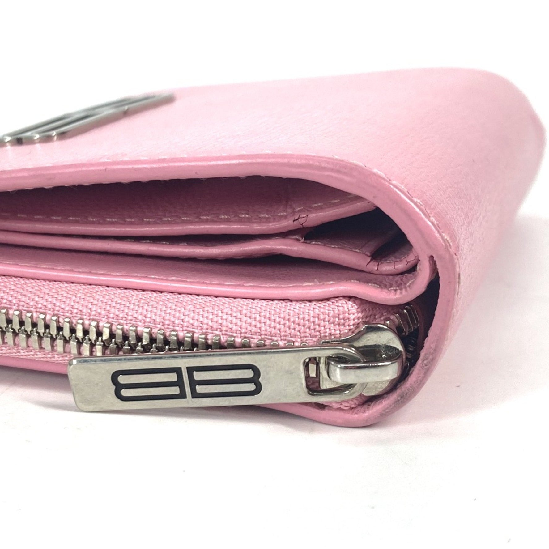 Balenciaga Compact wallet BB logo Folded wallet Light