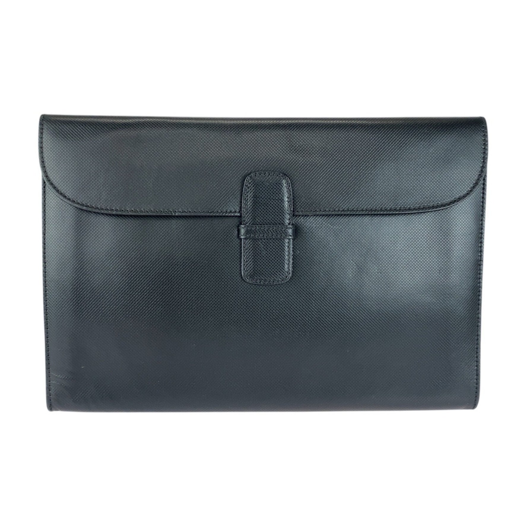 BOTTEGA VENETA Vintage Leather Clutch Bag Briefcase