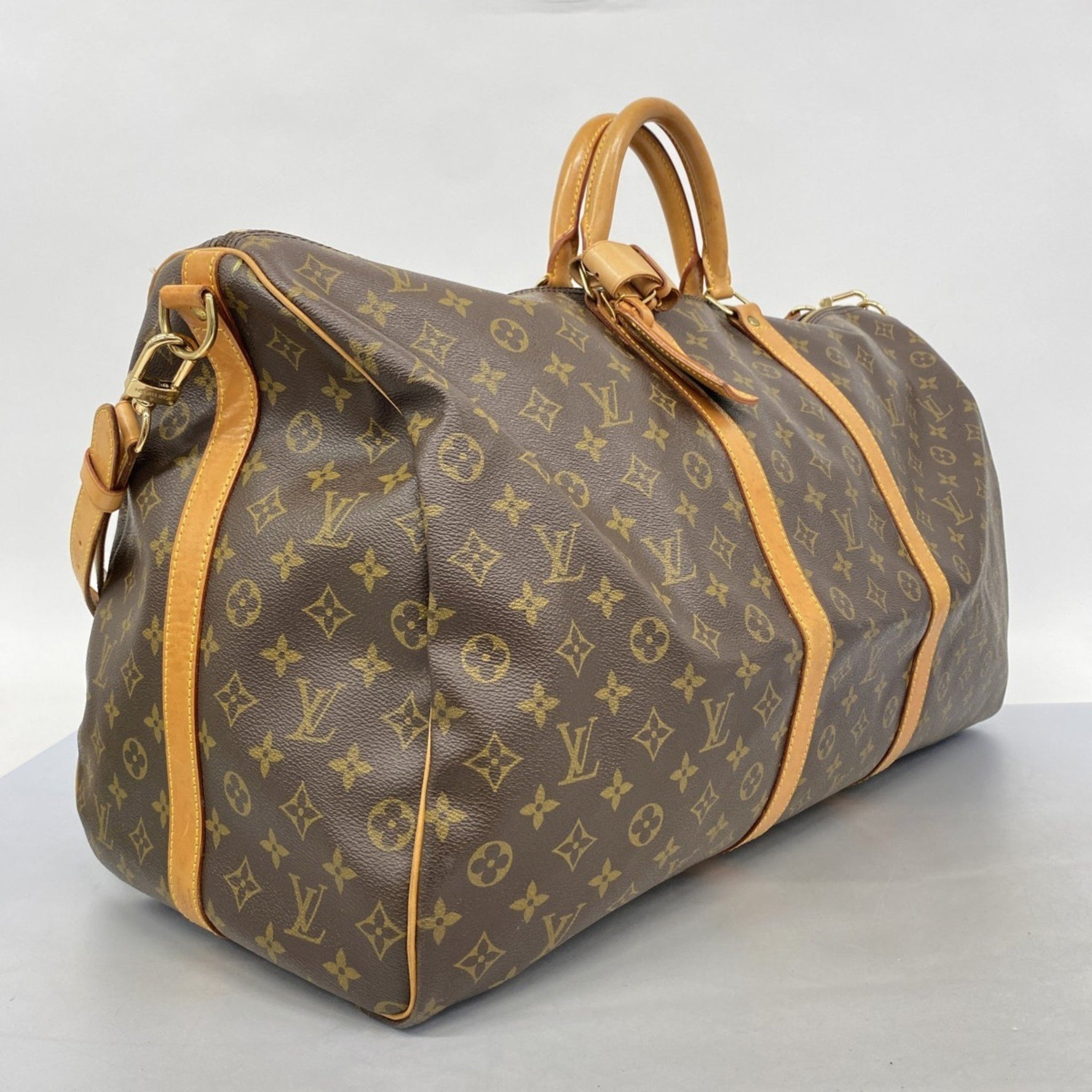 Louis Vuitton Monogram Keepall Bandouliere 60 Boston Bag Men's and