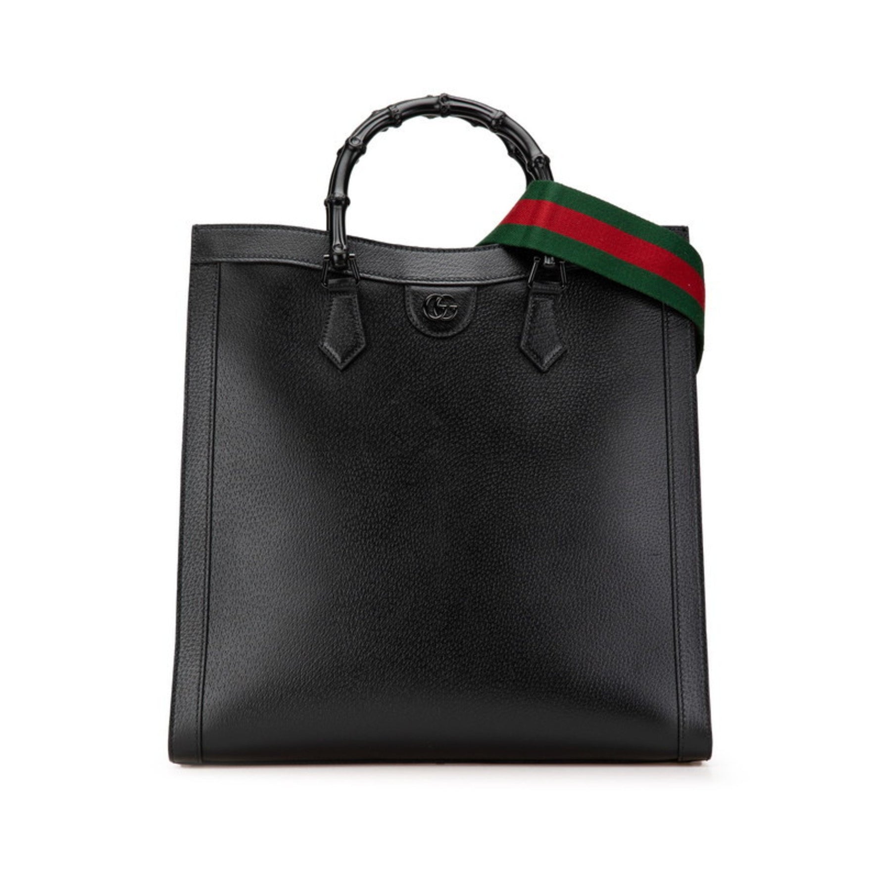 Gucci Bamboo Diana Large Sherry Line Tote/Shoulder Bag, Leather