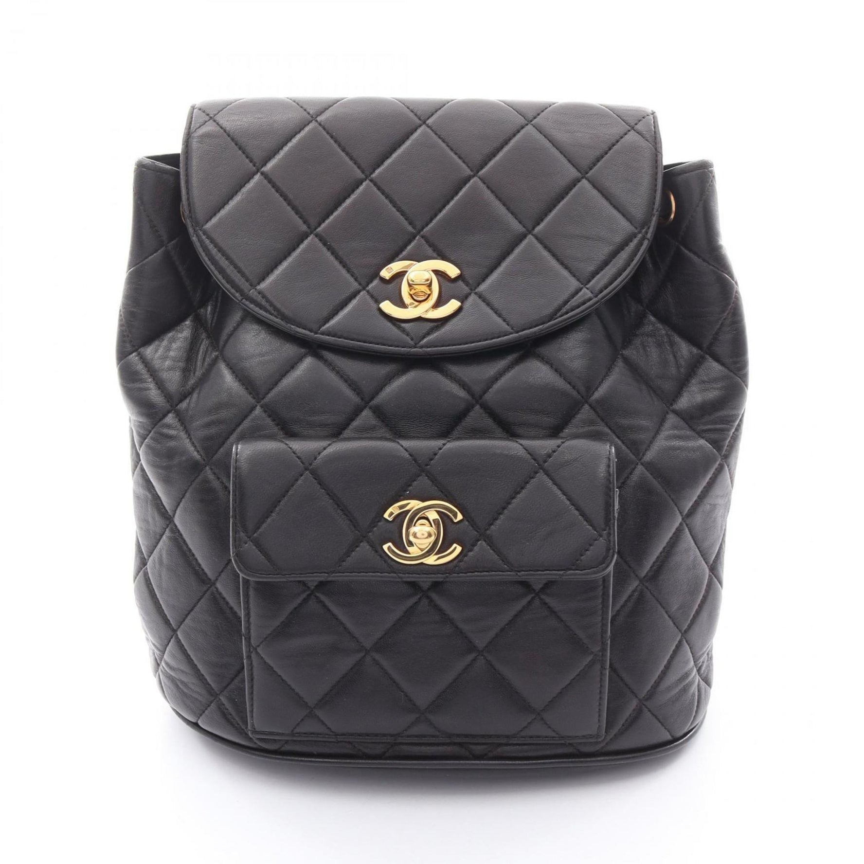 CHANEL Matelasse Backpack Bag in Lambskin Leather