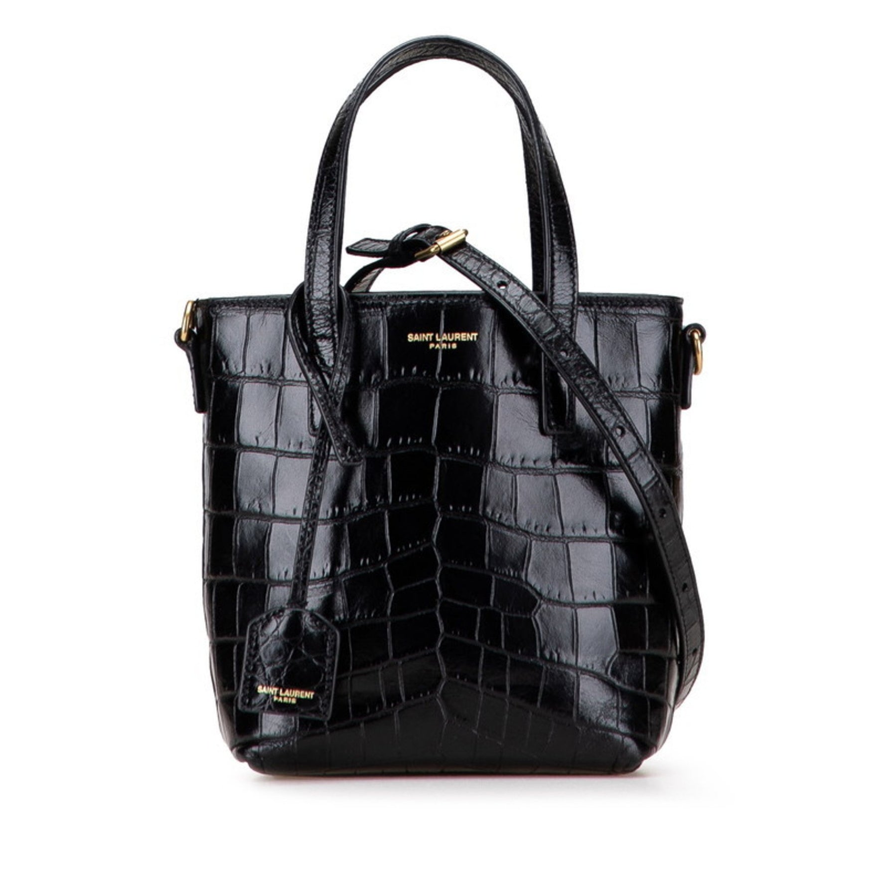 Saint Laurent logo tote bag/shoulder bag, leather, SAINT LAURENT