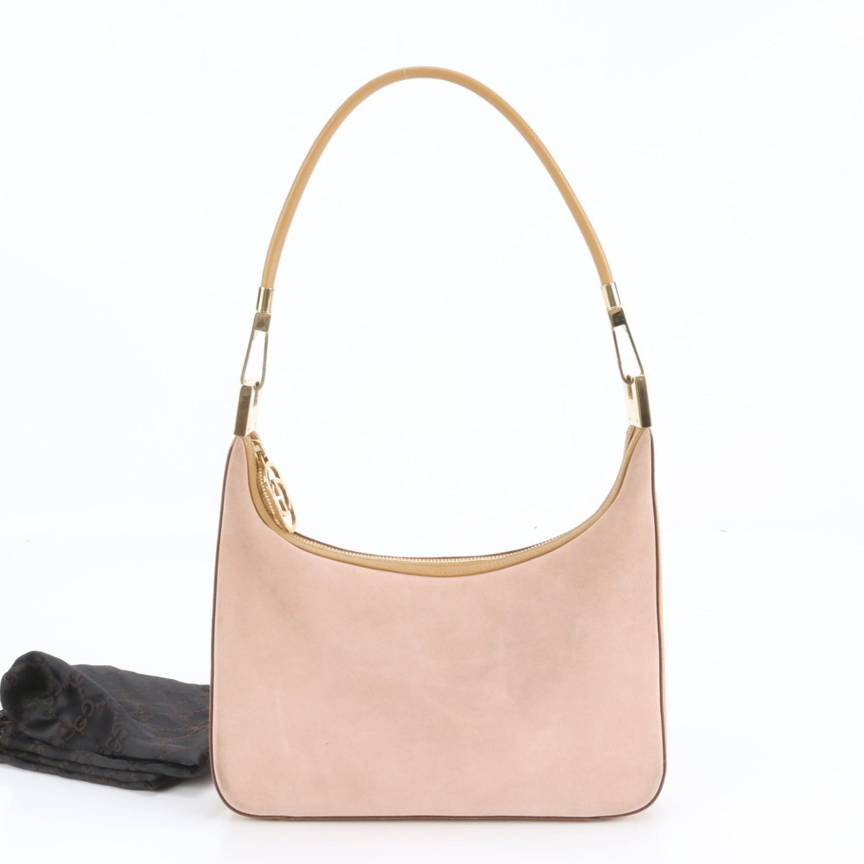 Gucci Leather Hobo Shoulder Bag, One-Shoulder Tote, 001-3812
