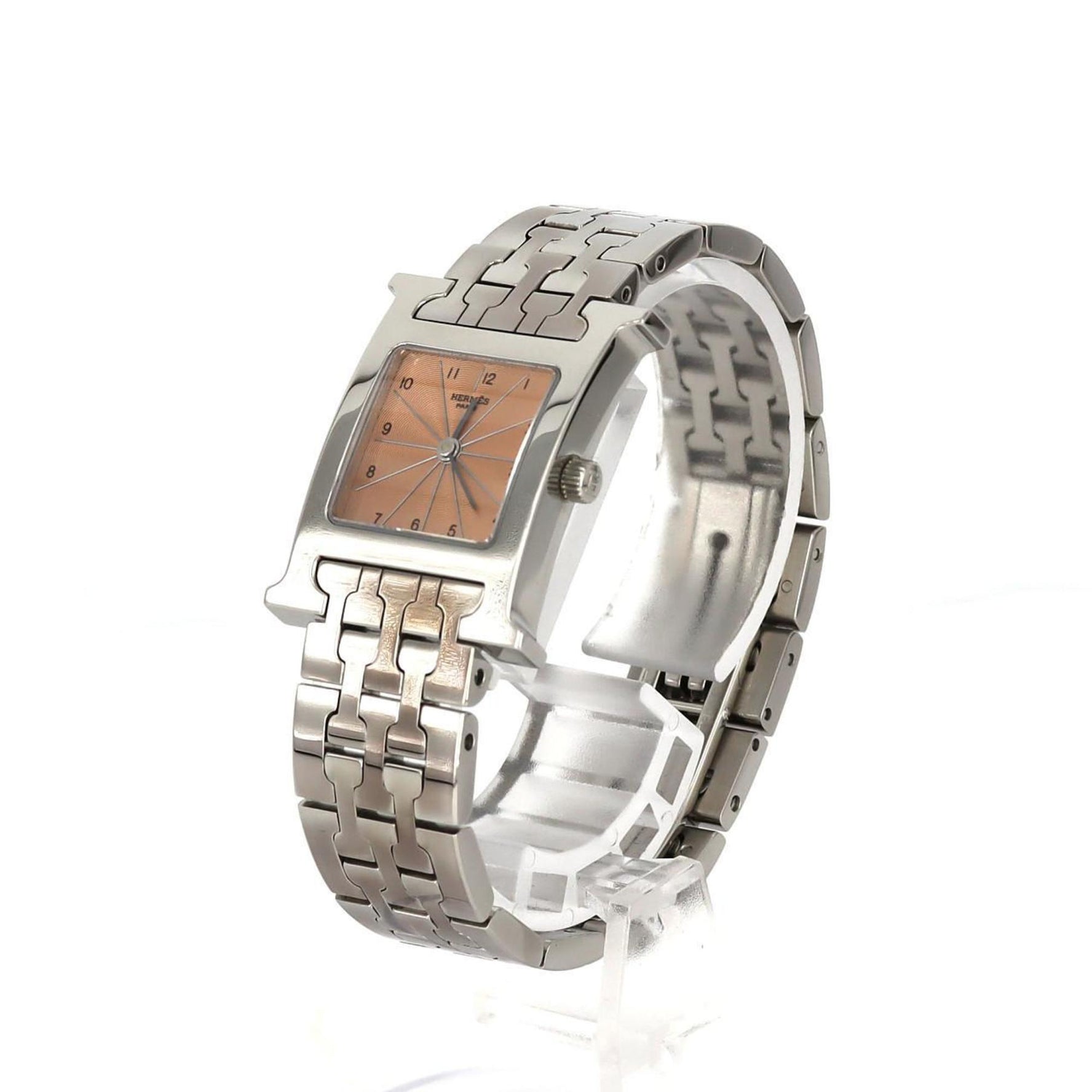 Hermes H Watch SS Quartz Wristwatch