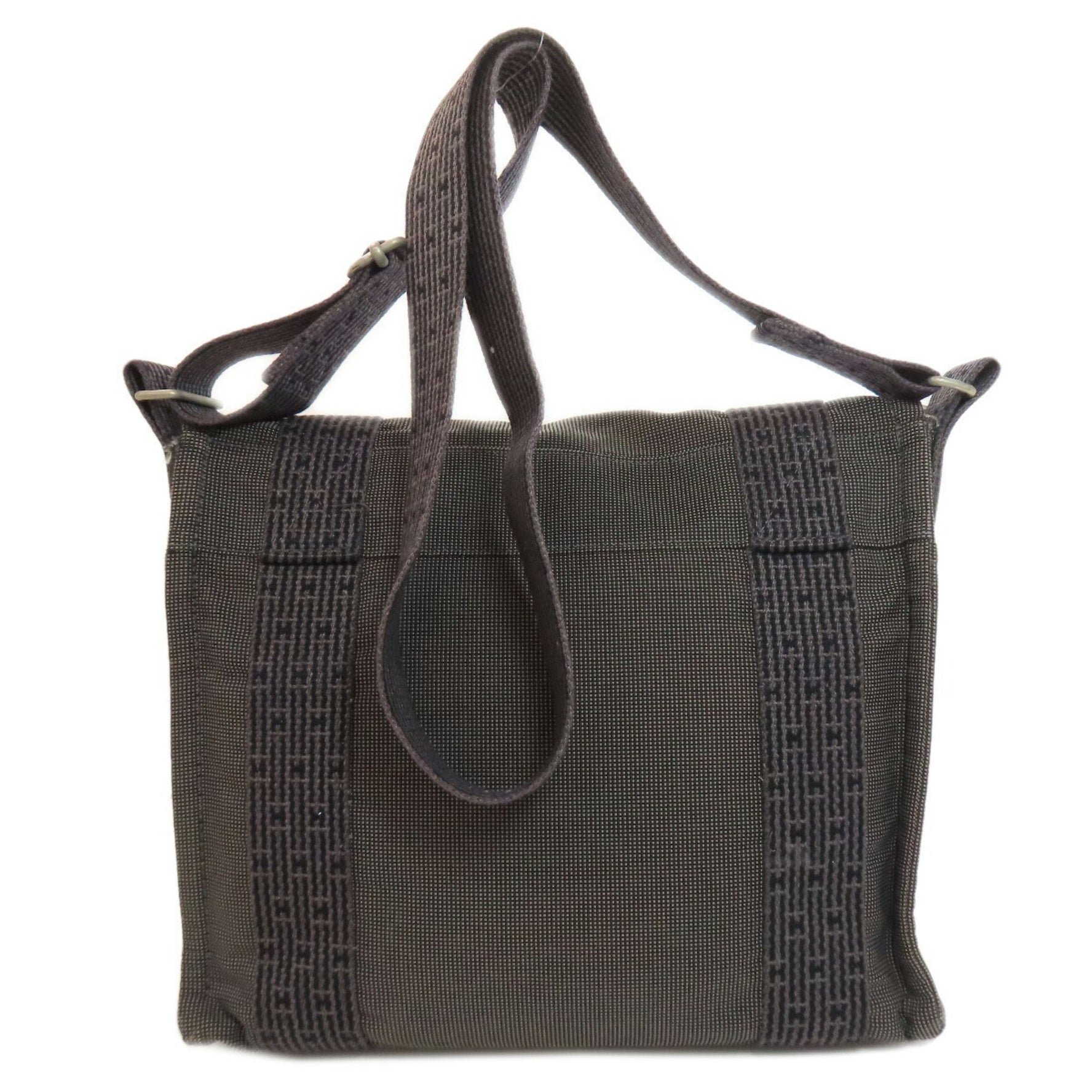 Hermes Air Line Bassus PM Shoulder Bag Canvas