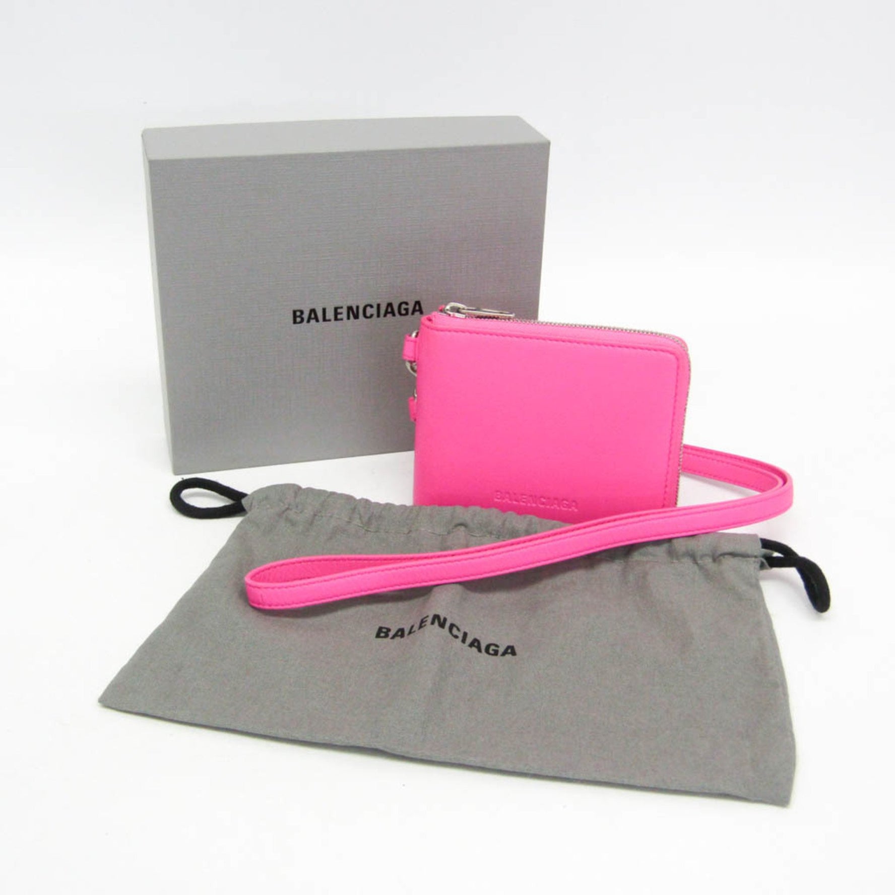 Balenciaga Essential Mini Wallet Leather Wallet (bi-fold)