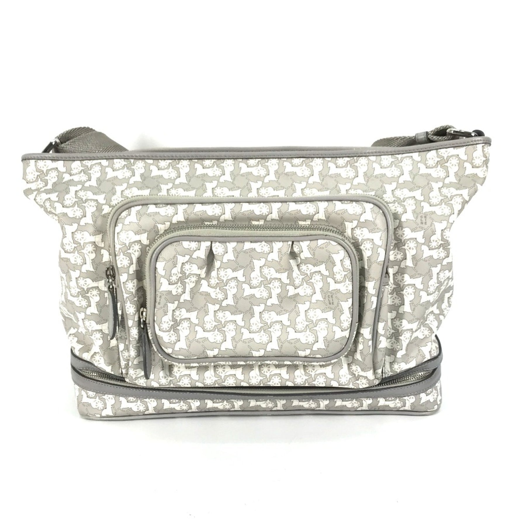 CELINE Ai Tominaga collaboration Sulky Crossbody Eco Bag with Diaper Changing Sheet Shoulder Bag Light blue
