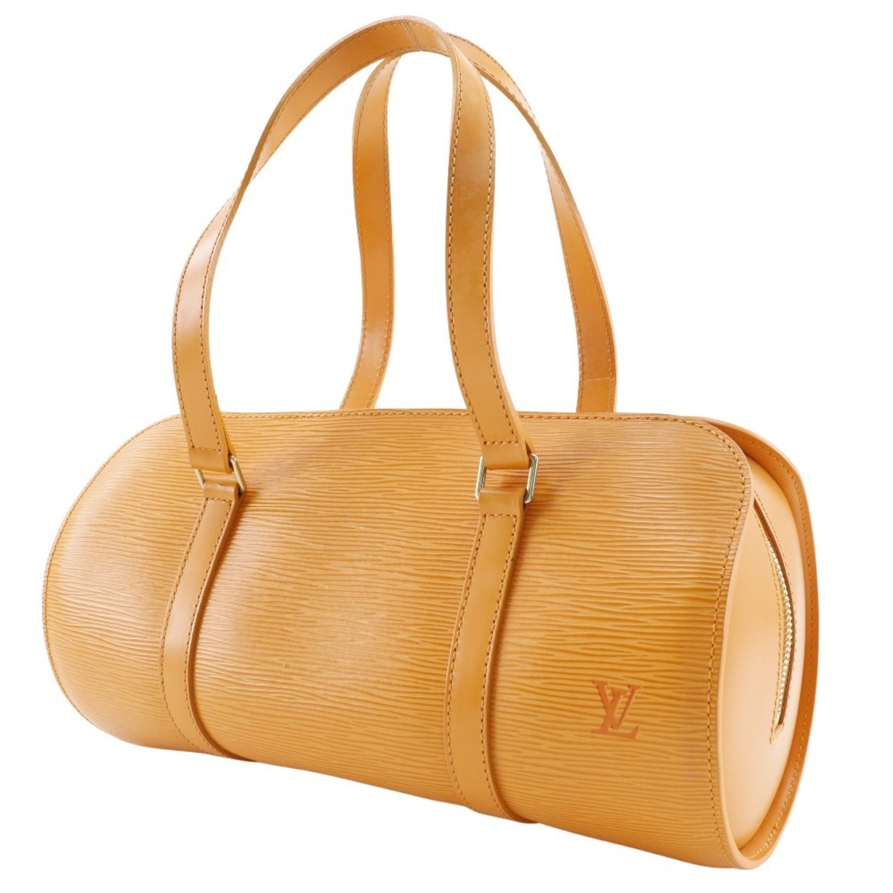 Louis Vuitton Soufflot Handbag Epi Leather Mandarin 2003
