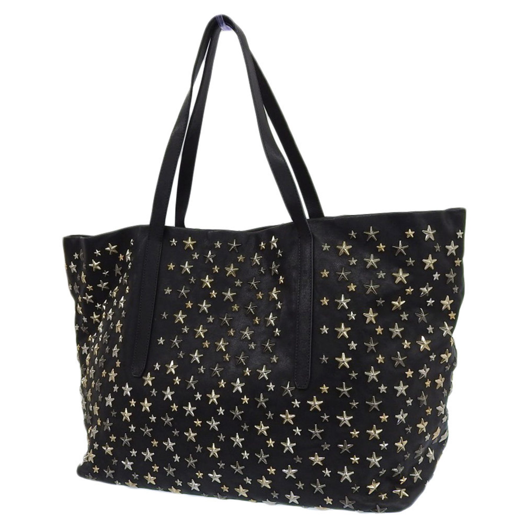 Jimmy Choo Pimlico Star Stud Tote Bag Leather