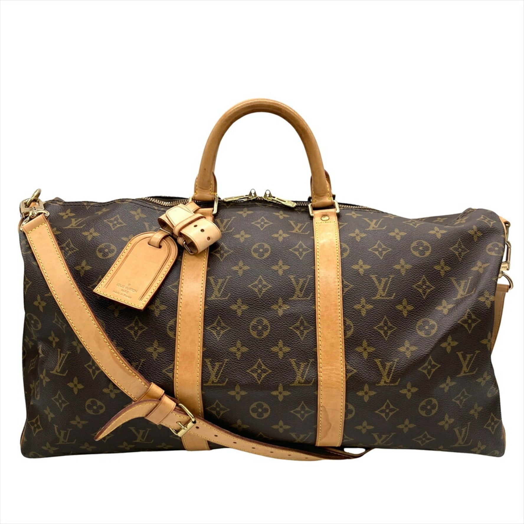 Louis Vuitton Keepall Bandouliere 50 Boston Bag Monogram Canvas