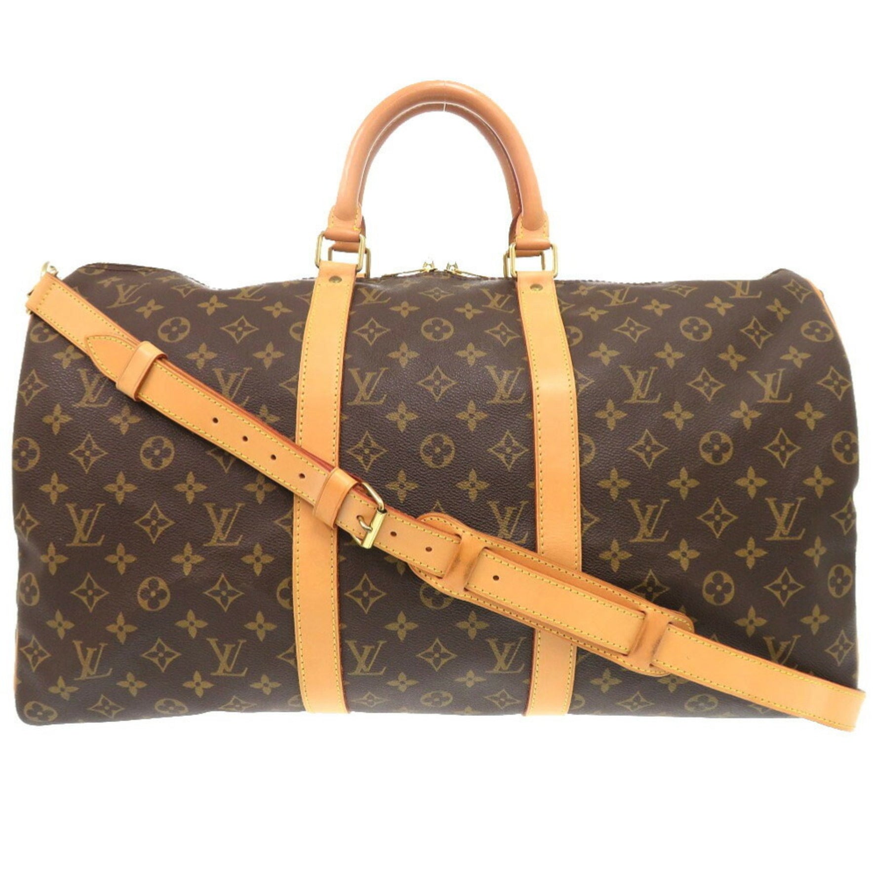 Louis Vuitton Keepall Bandouliere 50 Monogram Boston Bag LV 0919