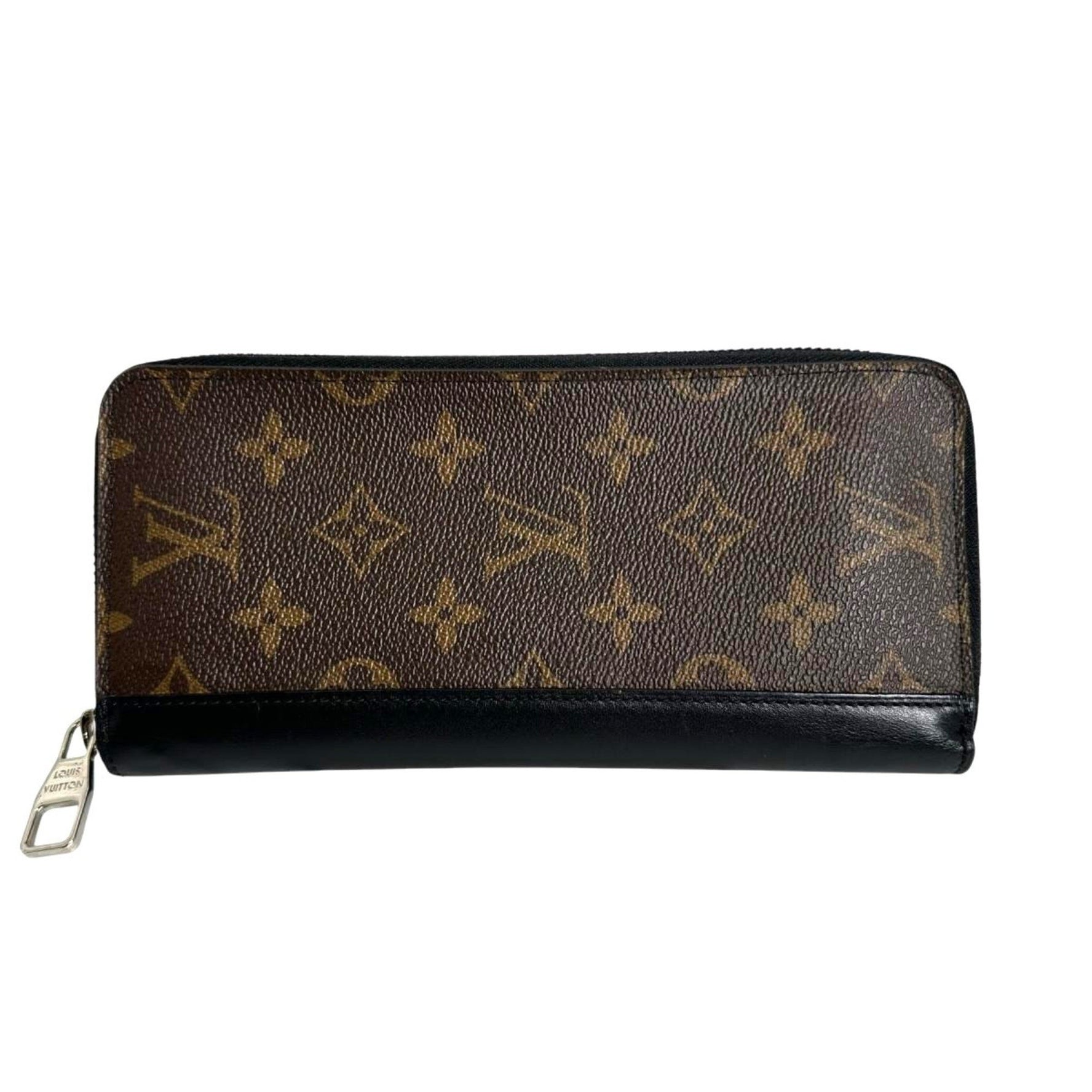 Louis Vuitton Long Wallet Vertical Monogram Macassar Canvas