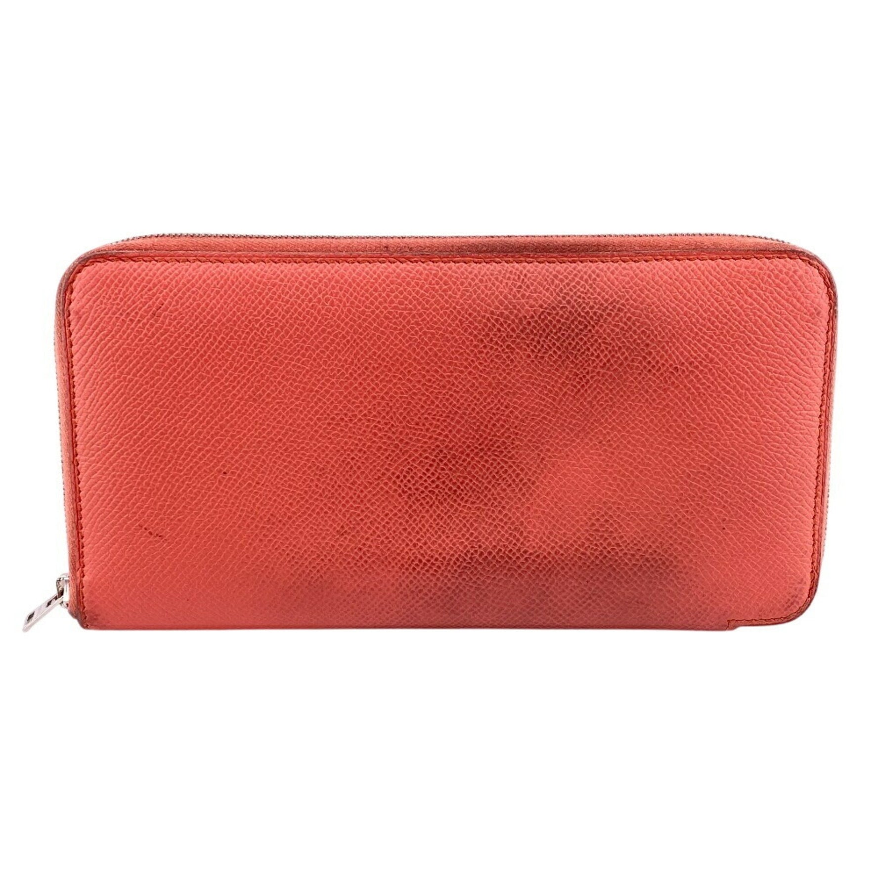 HERMES □Q Azap Long Silk In Round Wallet