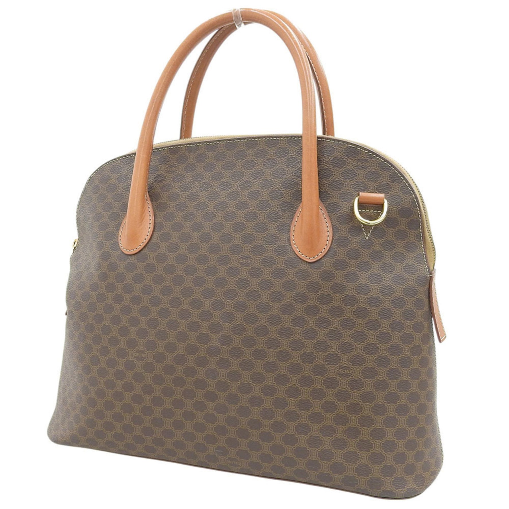 CELINE Macadam handbag brown