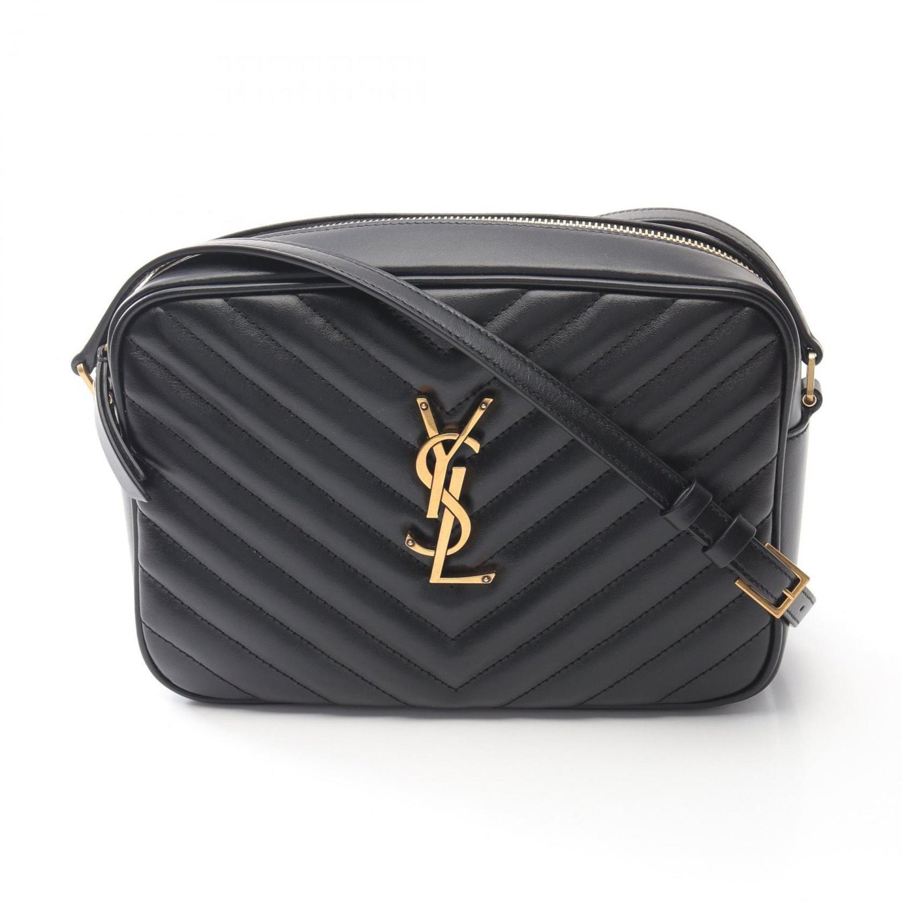 Saint Laurent LOU Monogram Camera Bag Shoulder Leather