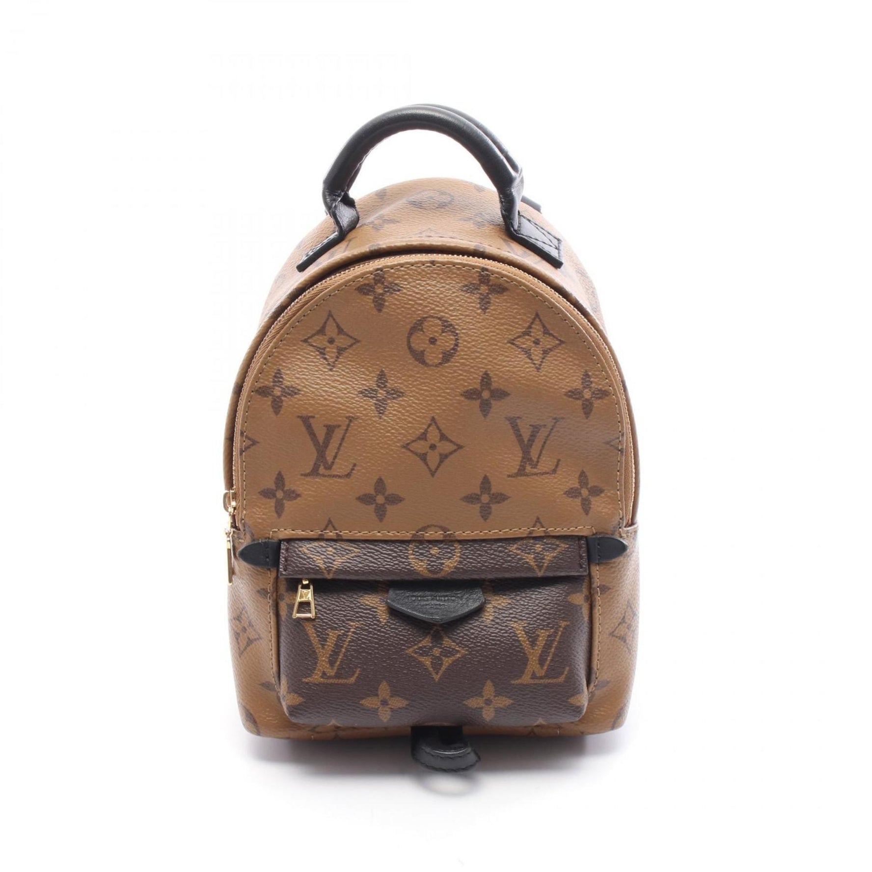 Louis Vuitton Palm Springs Mini Backpack, Coated Canvas and Leather, Monogram Reverse