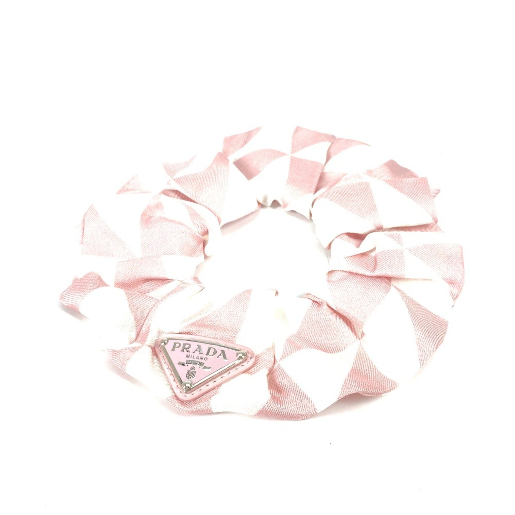 PRADA triangle logo triangle logo plate hair accessories hair rubber Shush