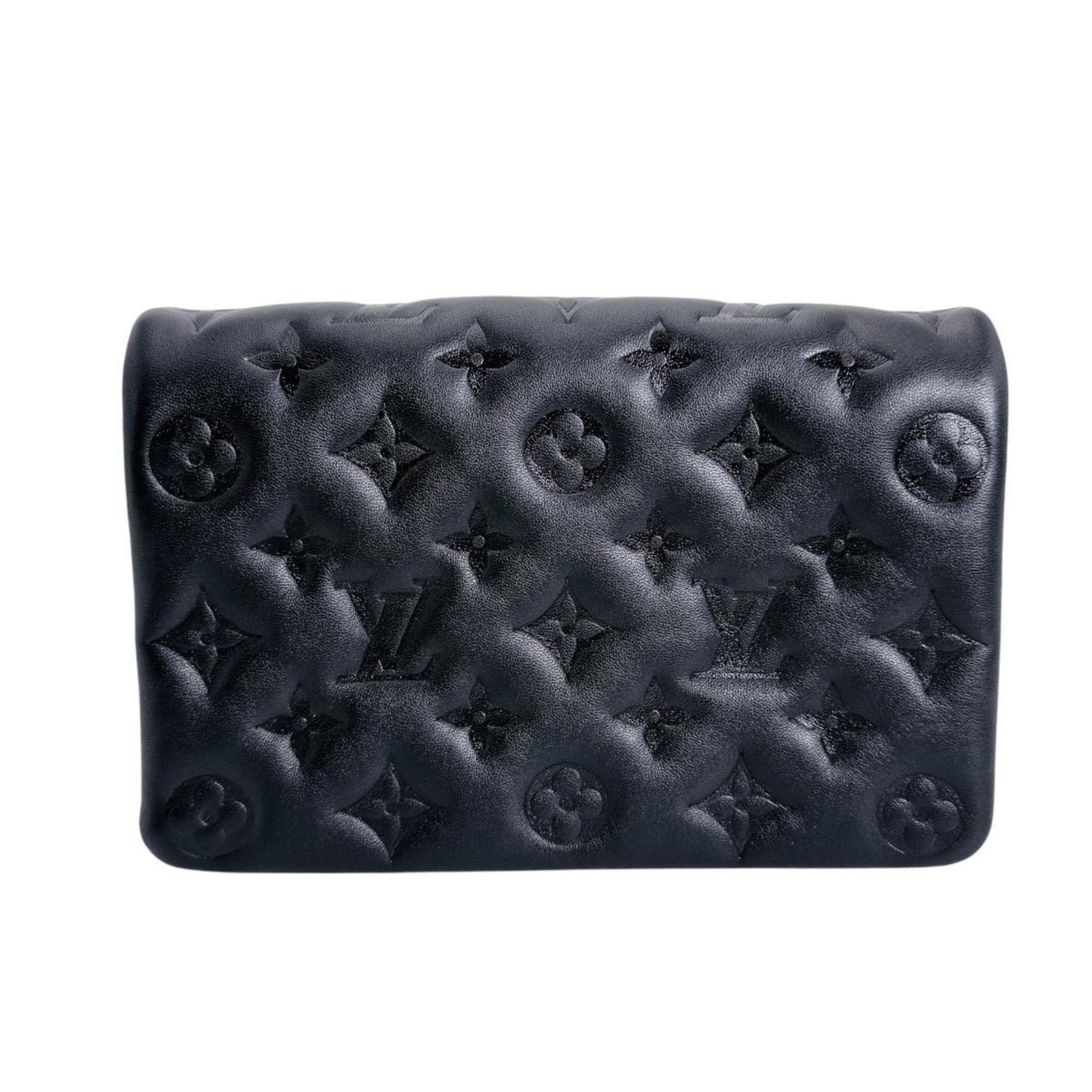 Louis Vuitton Monogram Pochette Coussin Shoulder Bag in Lambskin