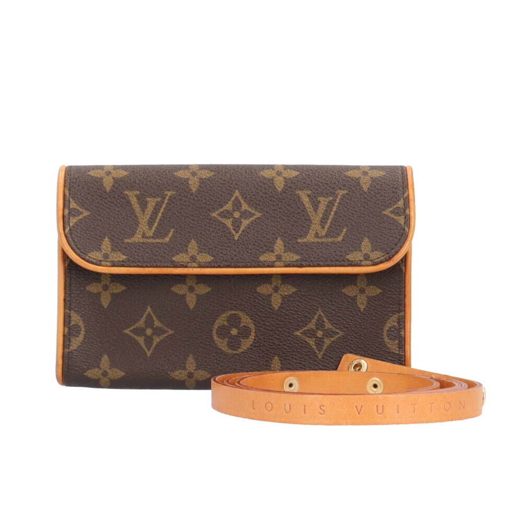 Louis Vuitton Pochette Florentine Monogram Waist Bag Canvas