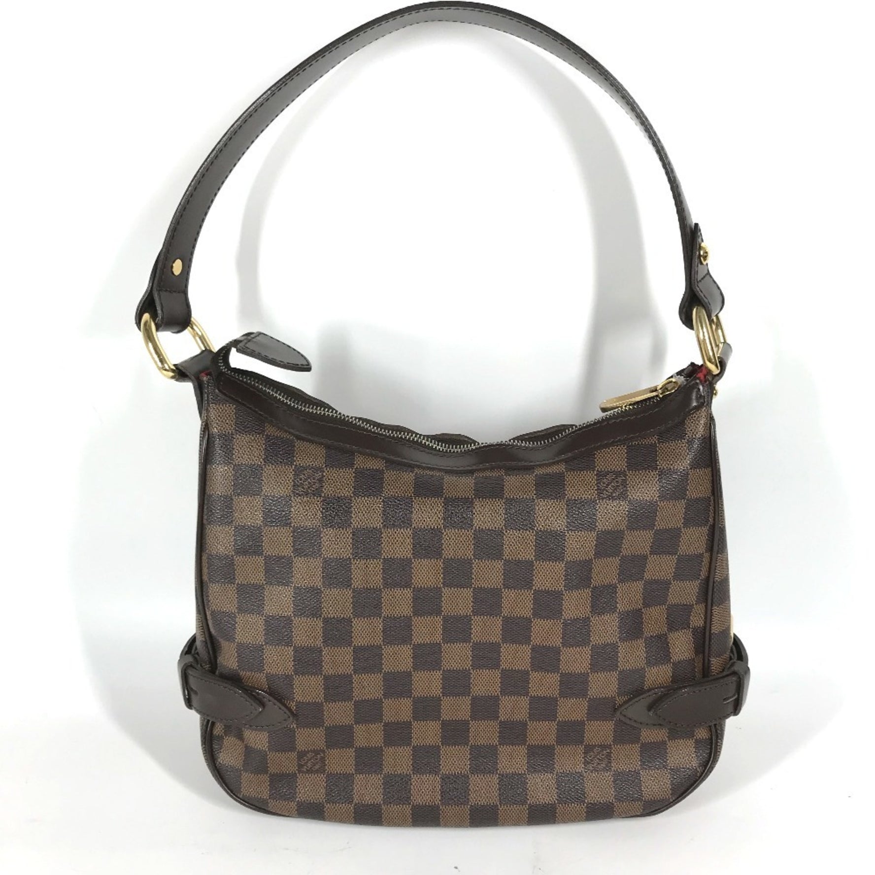 Louis Vuitton Damier Highbury Shoulder Bag Canvas Ebene Brown