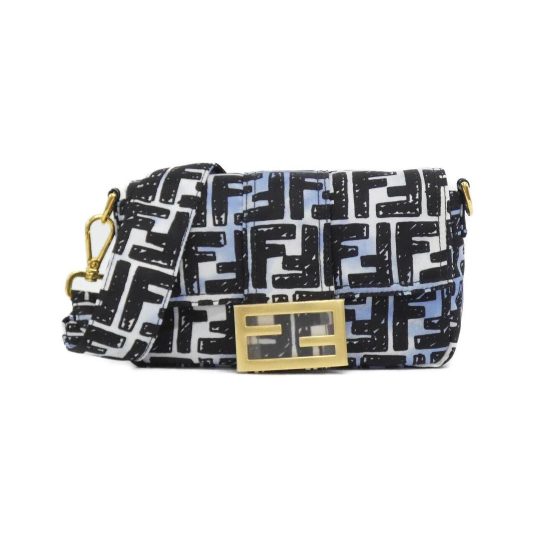 Fendi Mini Baguette ADBD Shoulder Bag