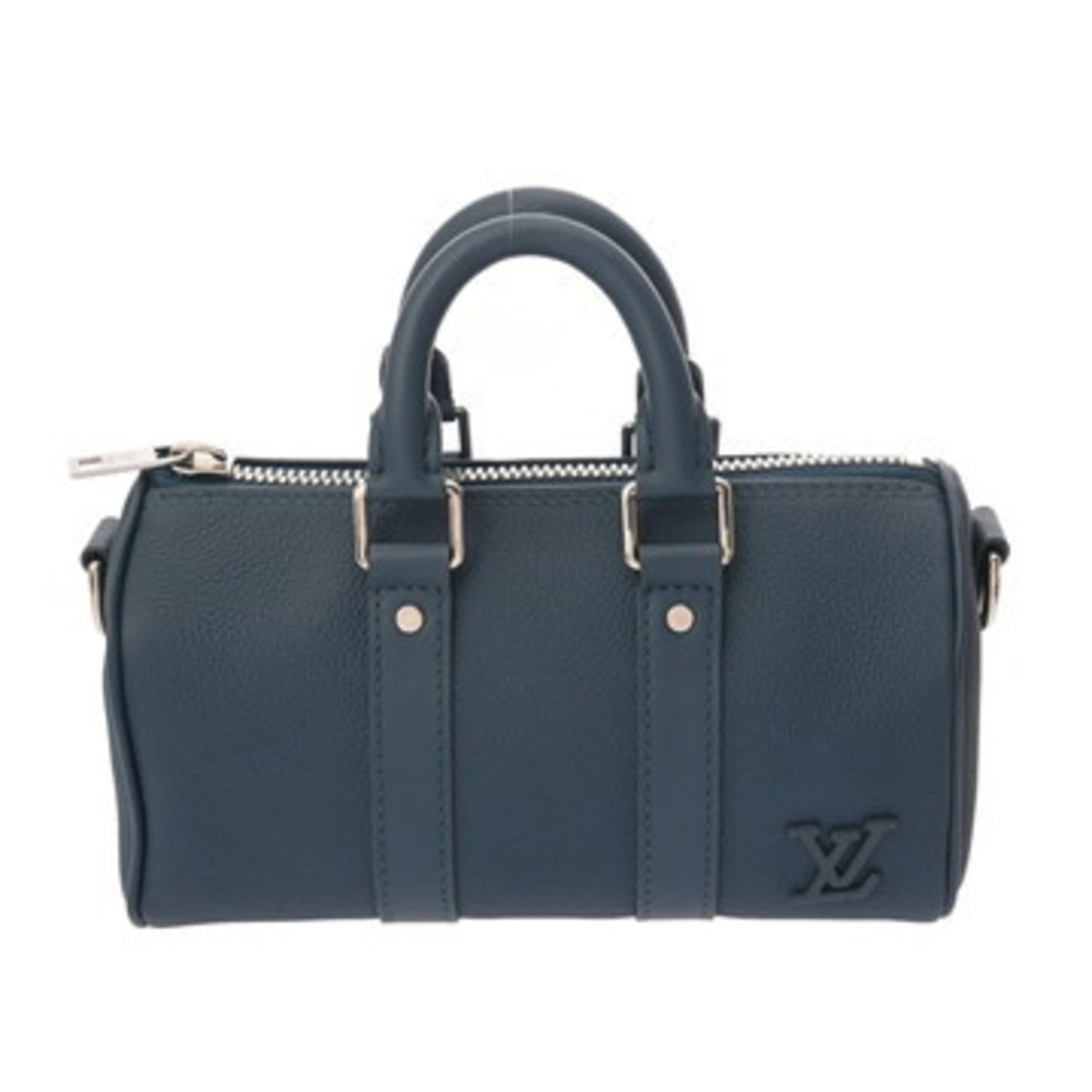 LOUIS VUITTON Aerogram Keepall XS Leather Handbag
