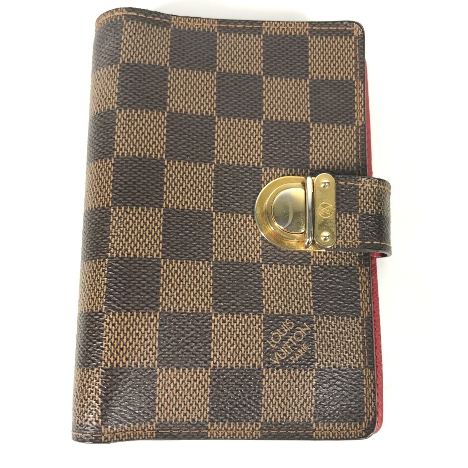 Louis Vuitton Damier Agenda Koala PM Diary Cover Canvas Men's Ebene Brown