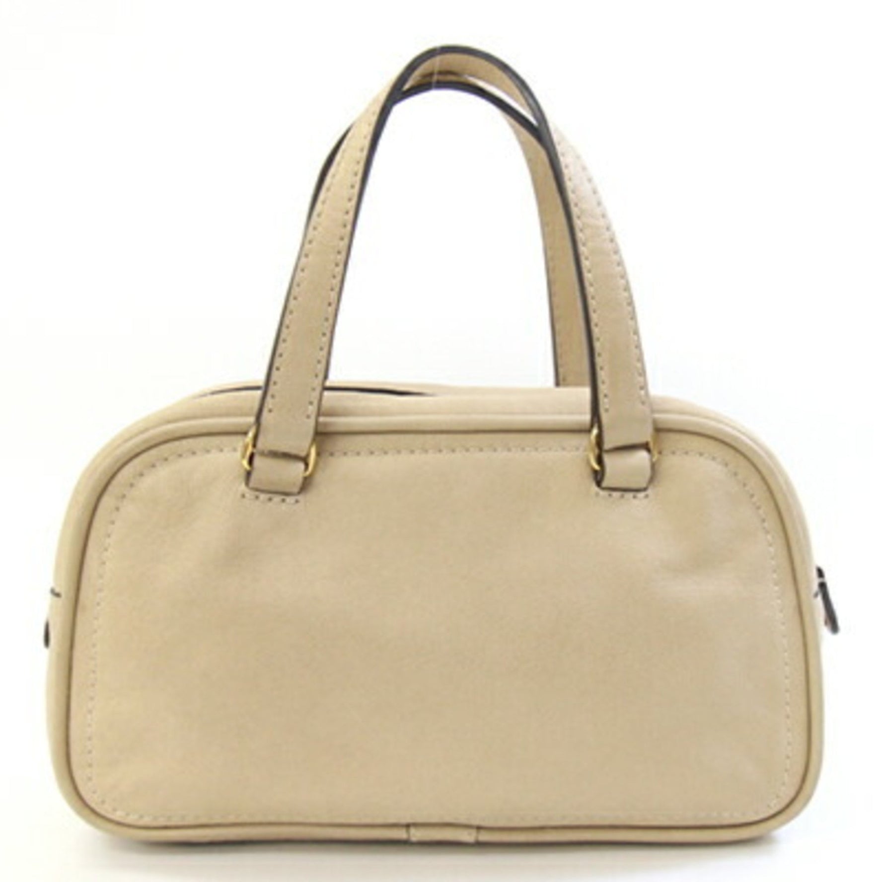 LOEWE Handbag Anagram Madrid Light Beige Leather DFS Exclusive Tassel