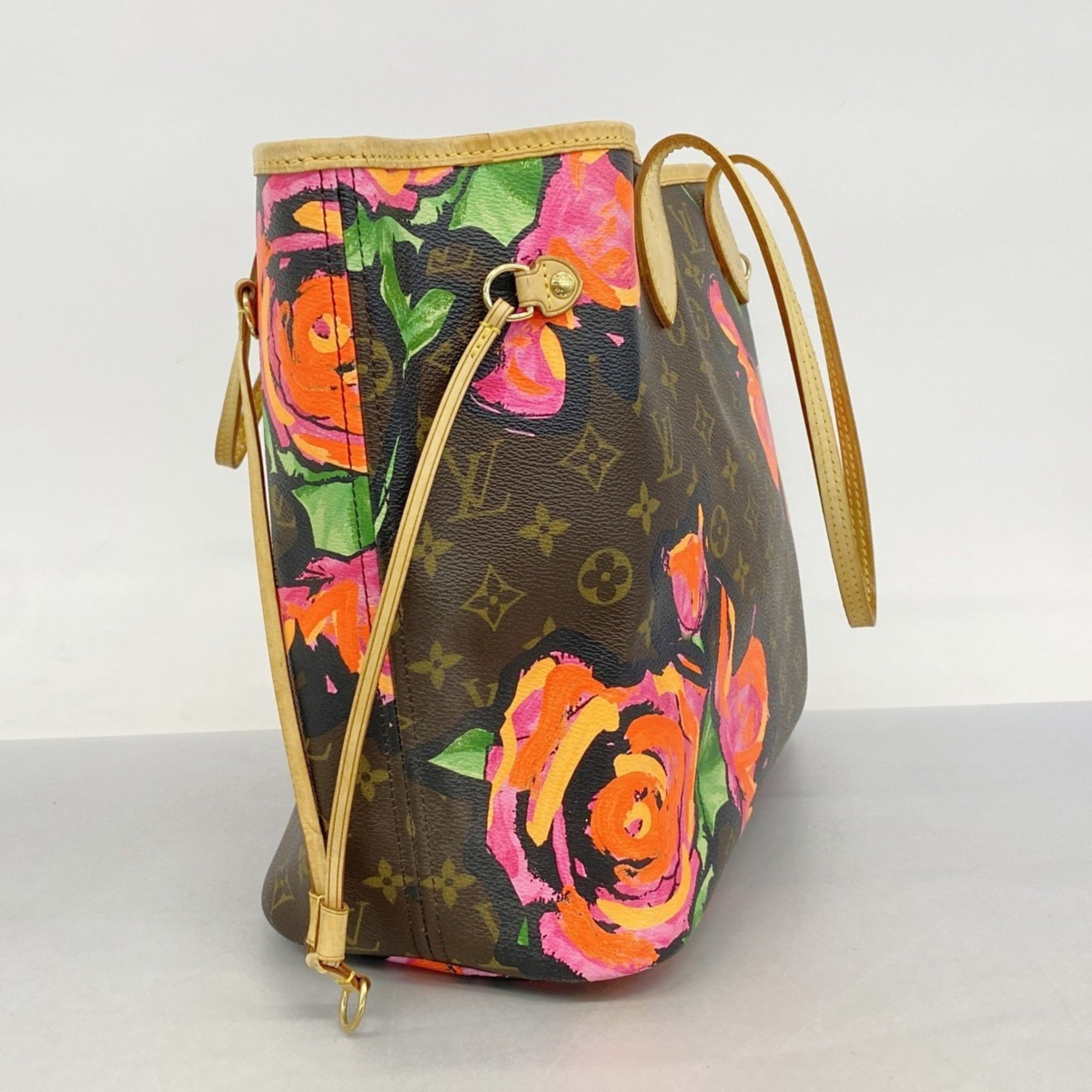 Louis Vuitton Tote Bag Monogram Rose Neverfull MM Brown Pink