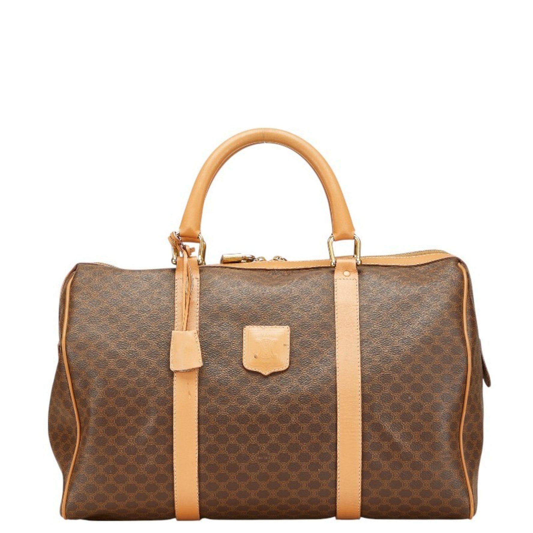 Celine Macadam Boston Bag in PVC and Leather