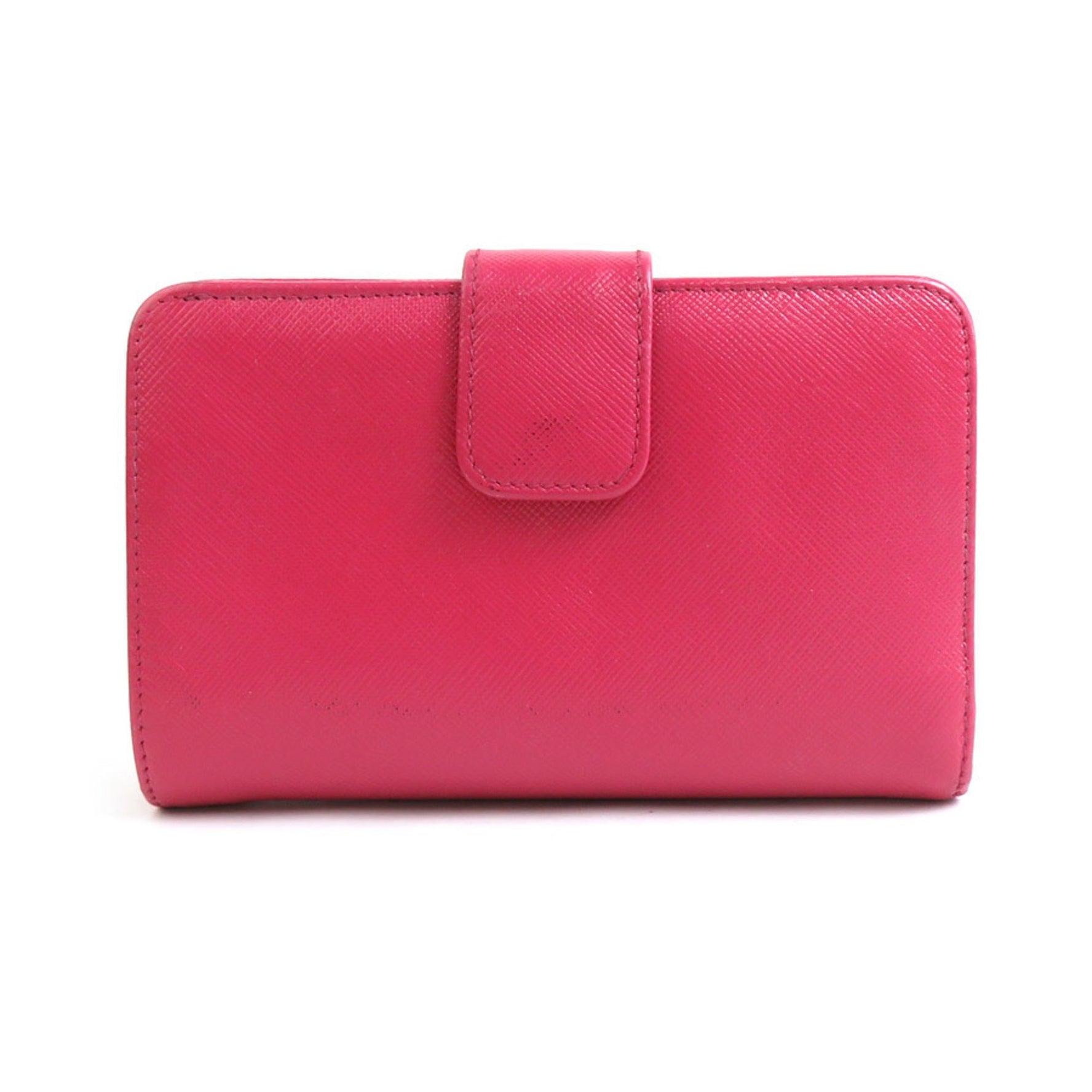 PRADA Bi-fold wallet Leather Gold