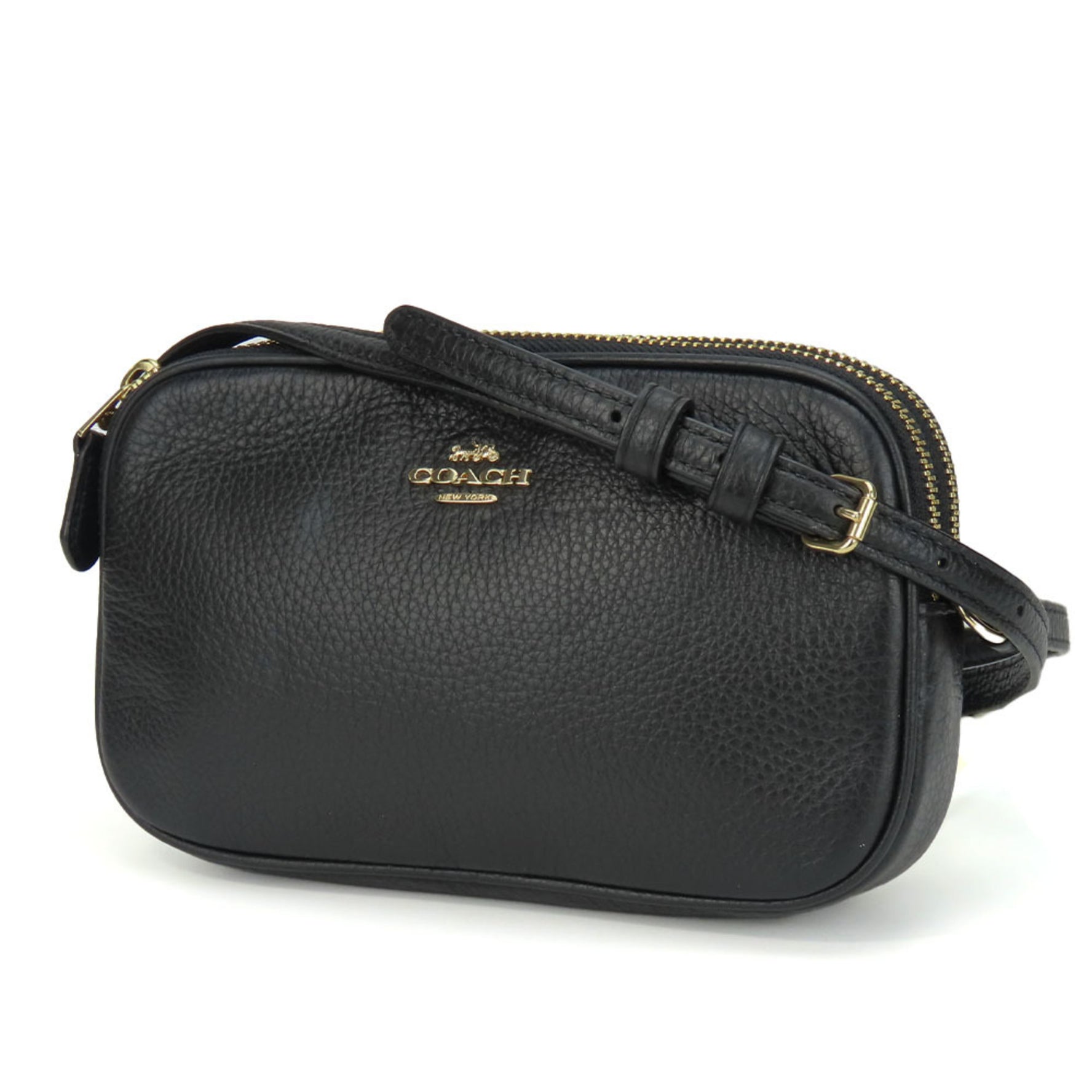 Coach Shoulder Bag Leather Pochette