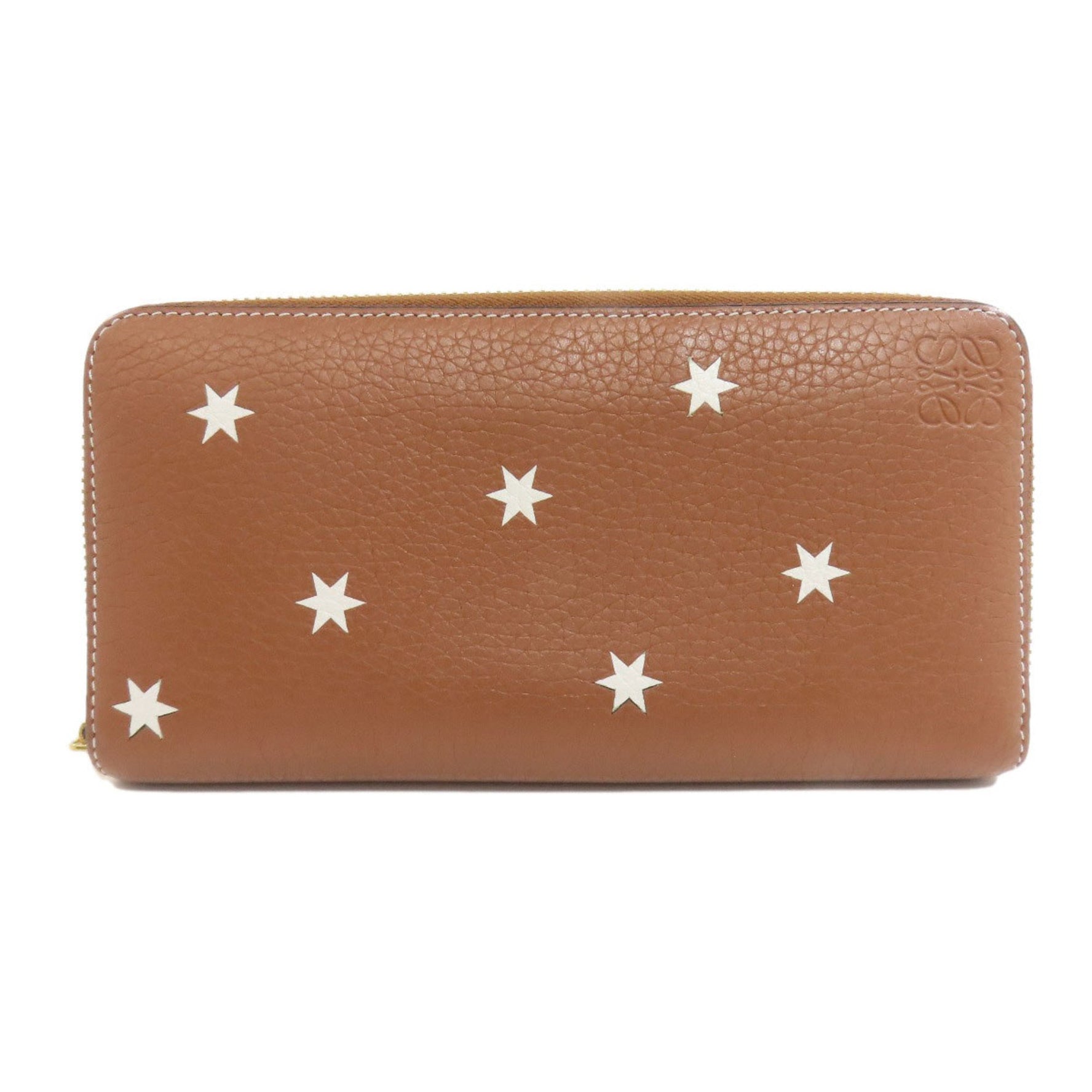 LOEWE Star Motif Long Wallet Calfskin