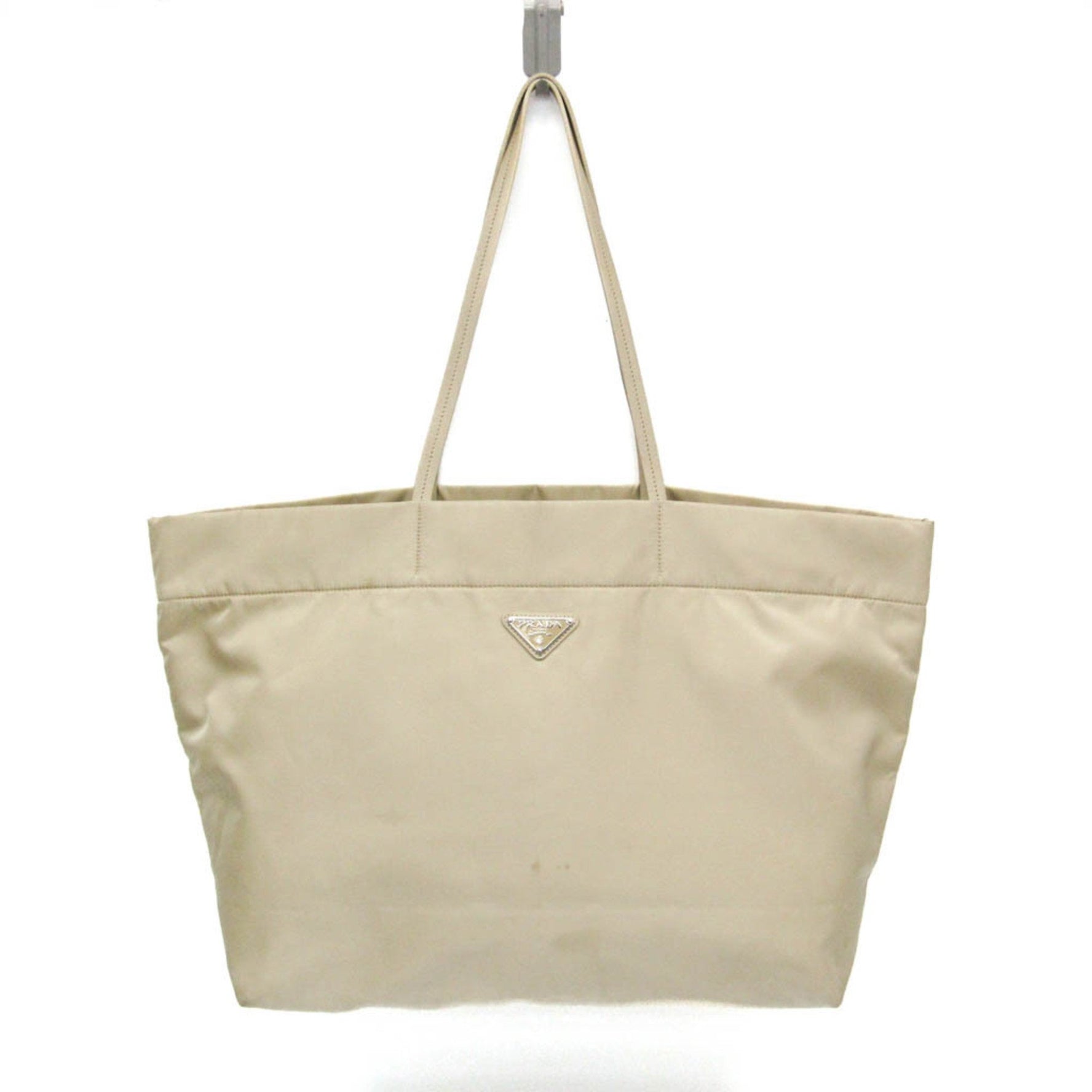 Prada RE-NYLON Nylon,Leather Tote Bag