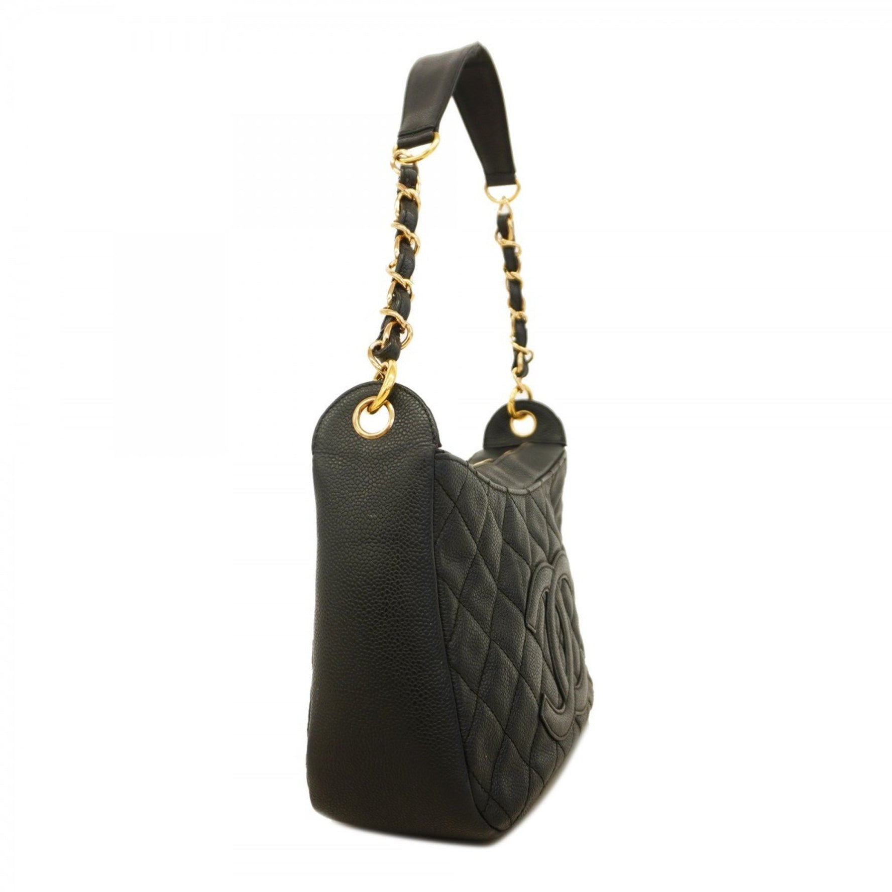 Chanel Matelasse Shoulder Bag with Chain, Caviar Skin