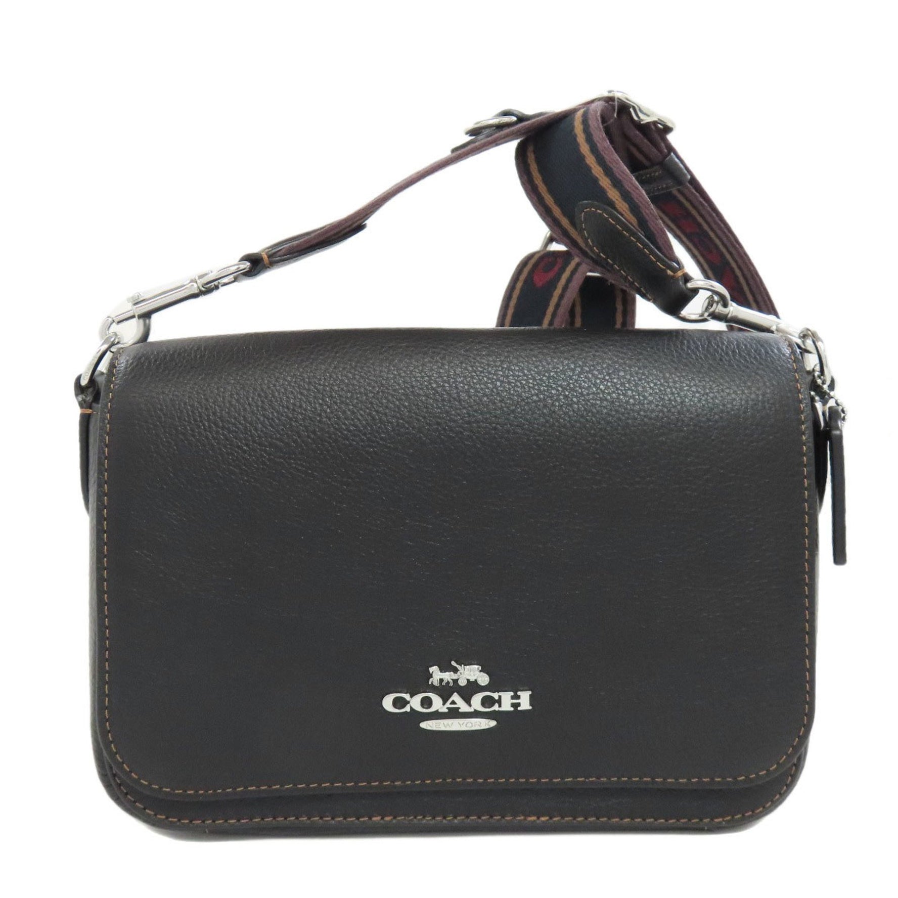 Coach Logan Shoulder Bag Leather
